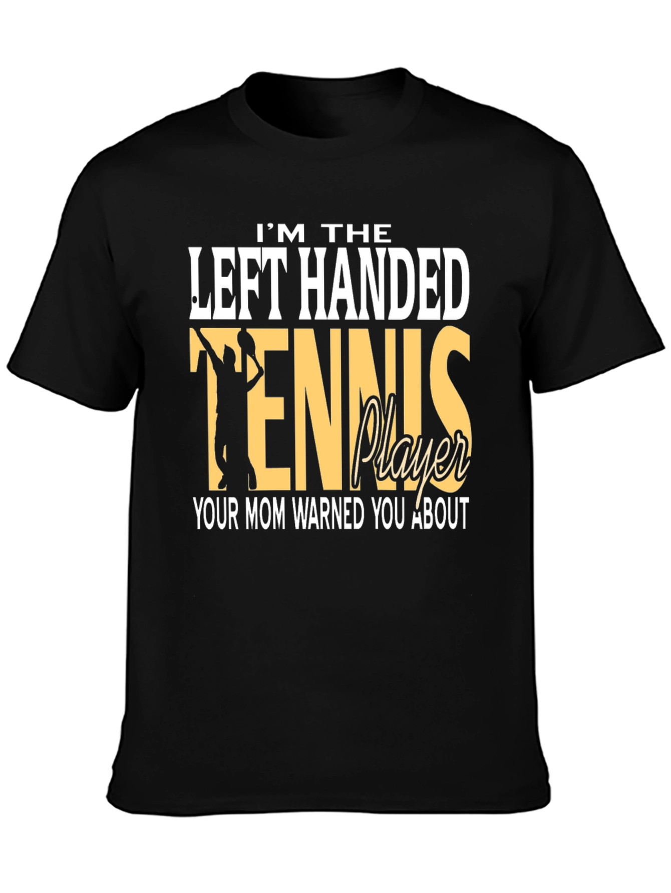 Left-Handed Tennis Player T-Shirt