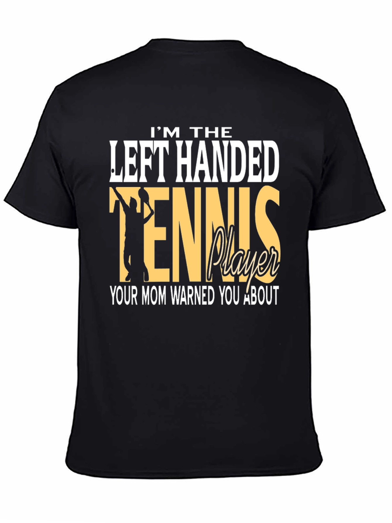 Left-Handed Tennis Player T-Shirt