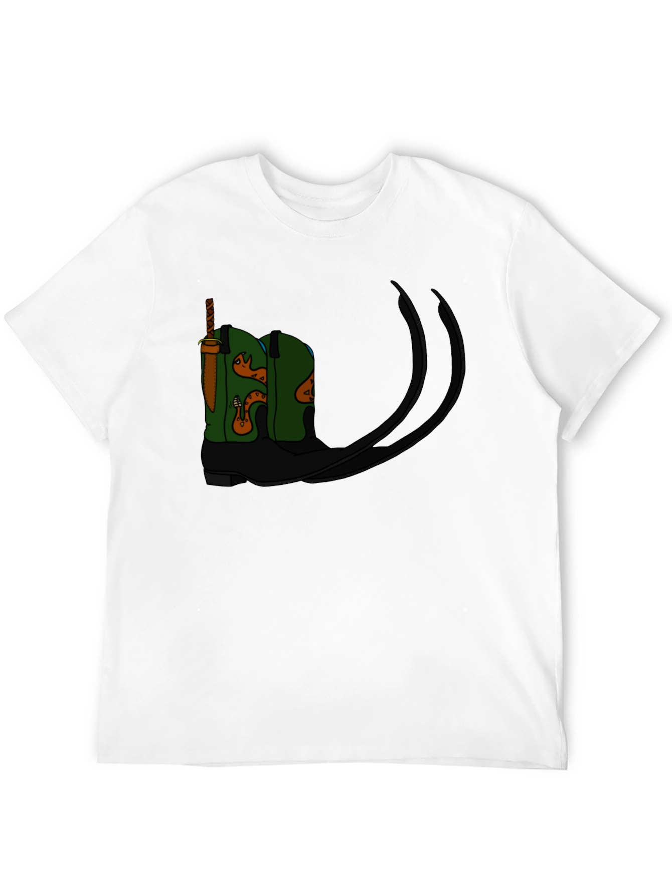 Cowboy Boot Tee - Western Graphic T-Shirt