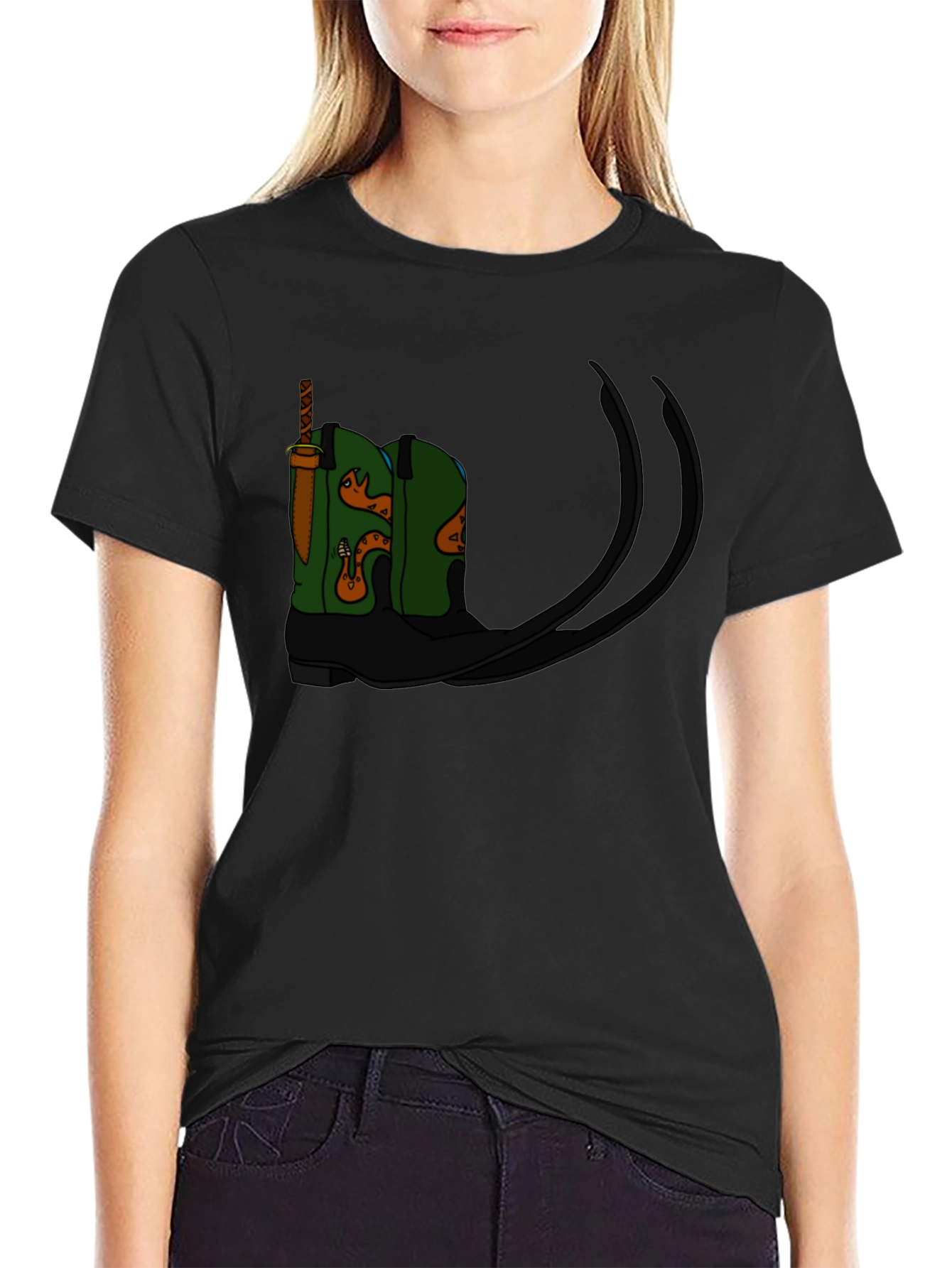 Cowboy Boot Tee - Western Graphic T-Shirt