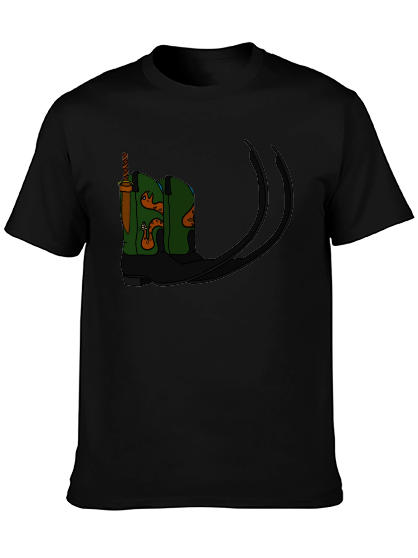Cowboy Boot Tee - Western Graphic T-Shirt