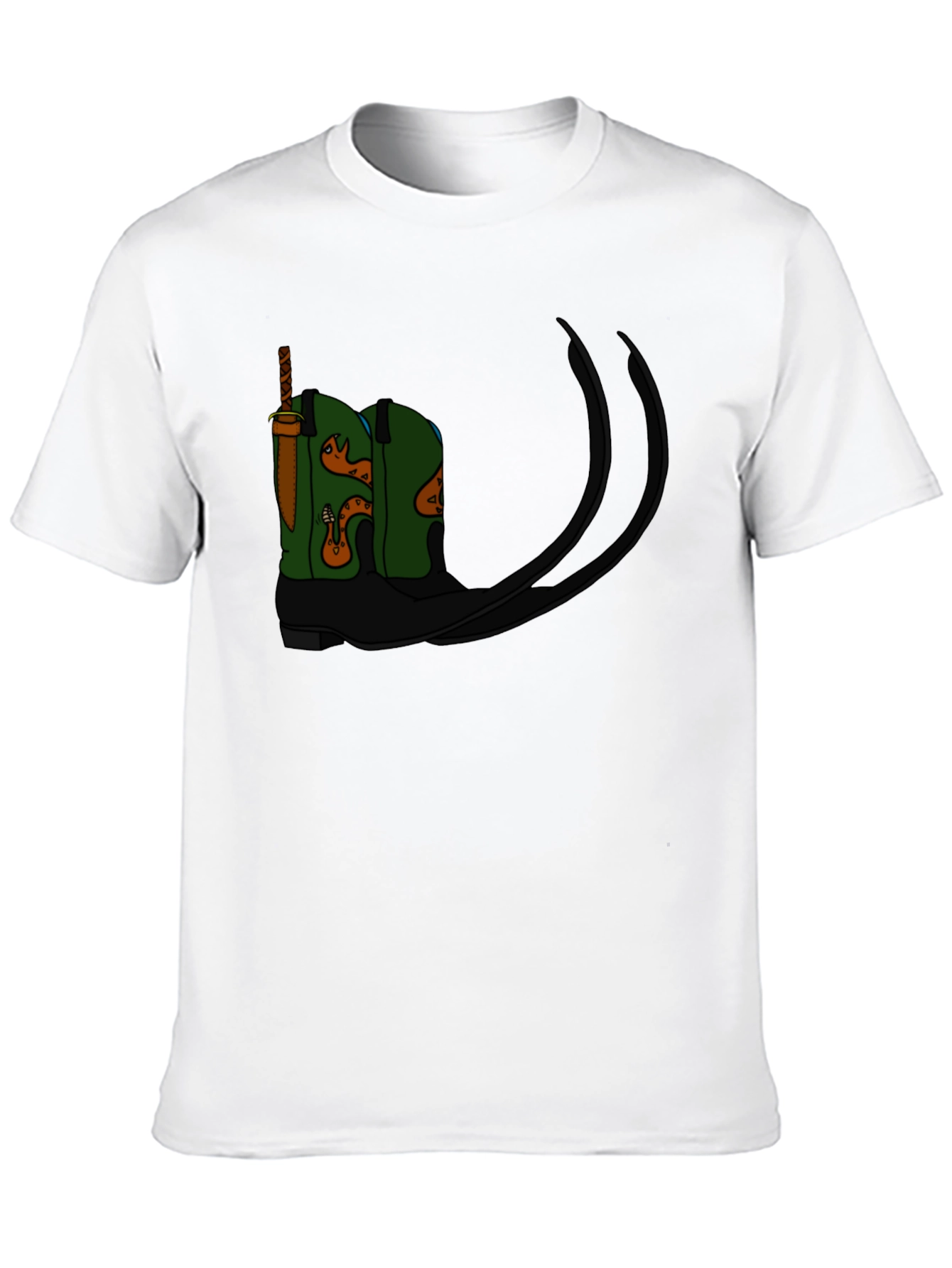 Cowboy Boot Tee - Western Graphic T-Shirt