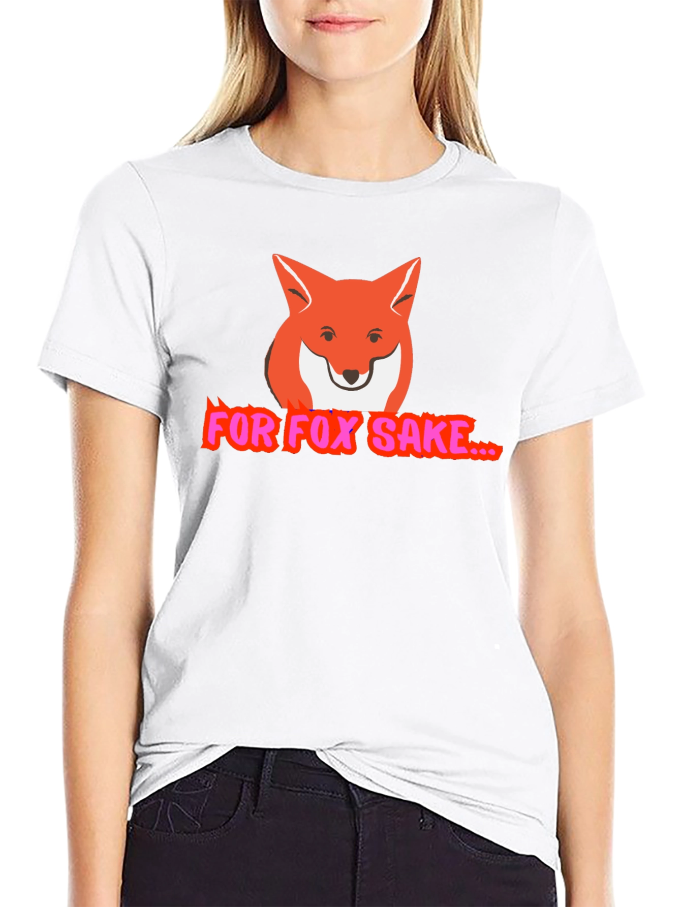 For Fox Sake Funny Graphic T-Shirt