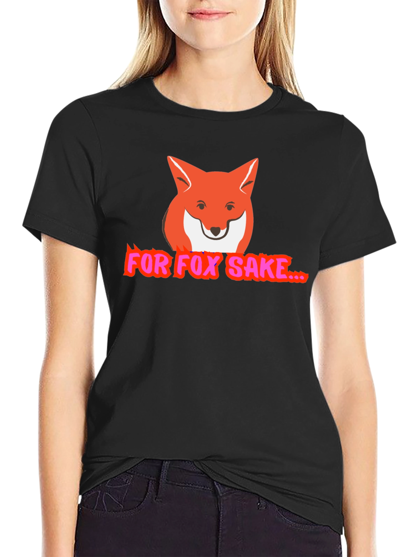 For Fox Sake Funny Graphic T-Shirt