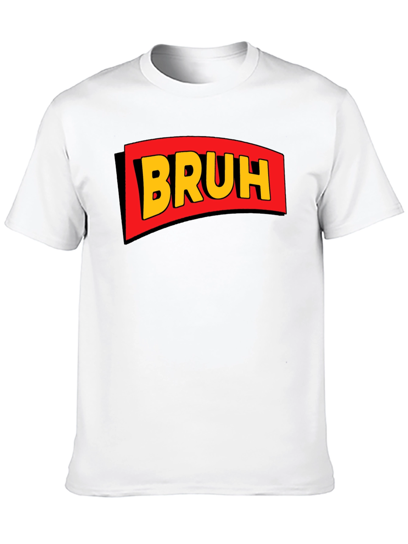 Bruh Graphic Tee - Cool Comic Style T-Shirt