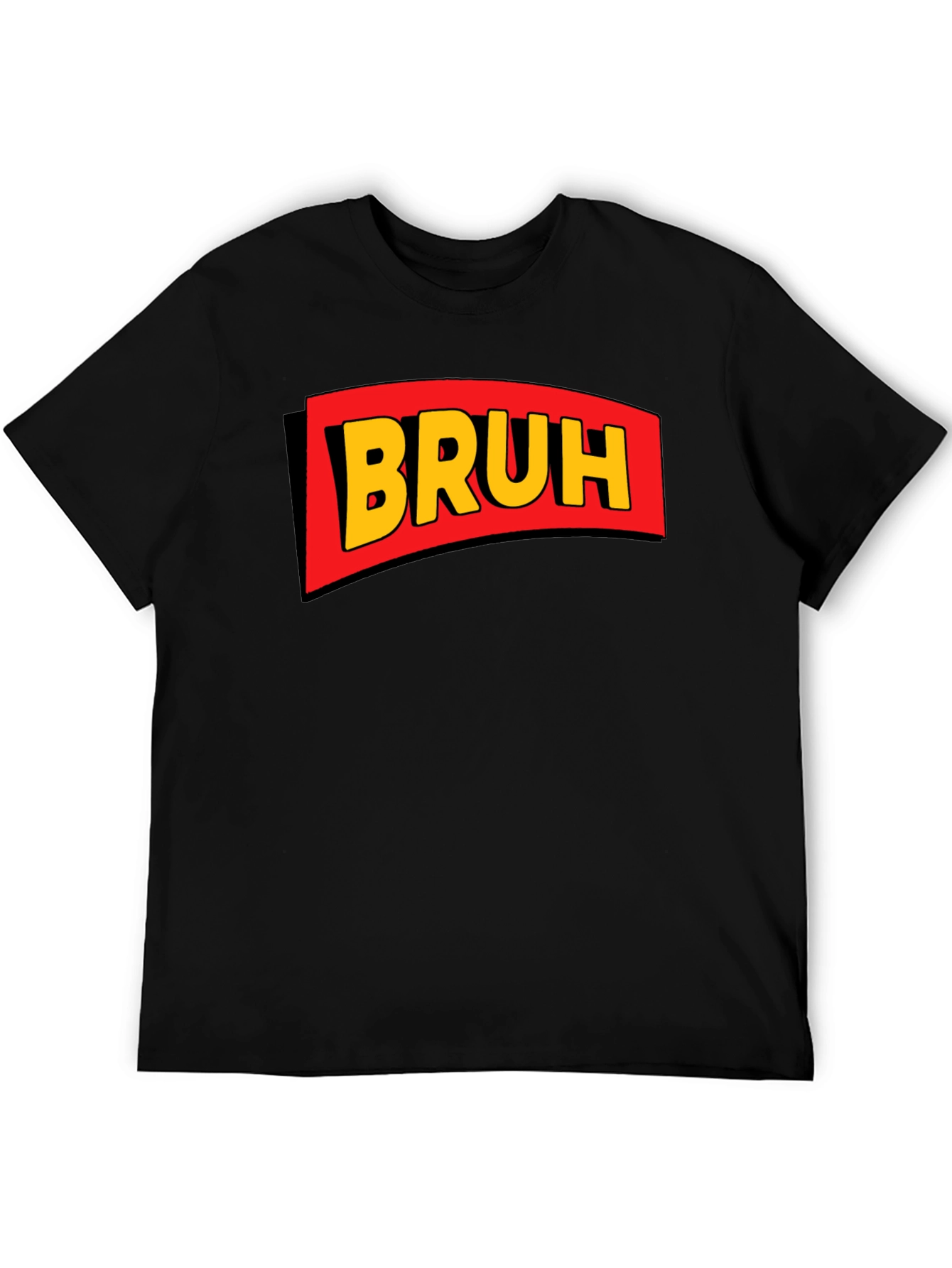 Bruh Graphic Tee - Cool Comic Style T-Shirt