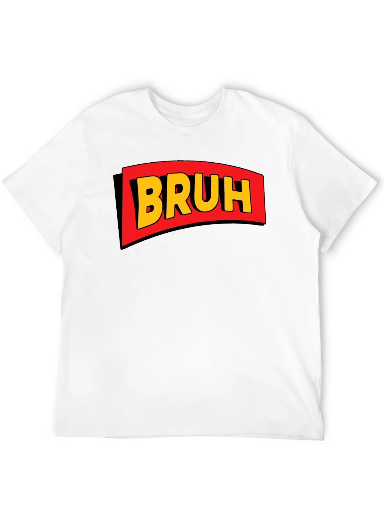 Bruh Graphic Tee - Cool Comic Style T-Shirt