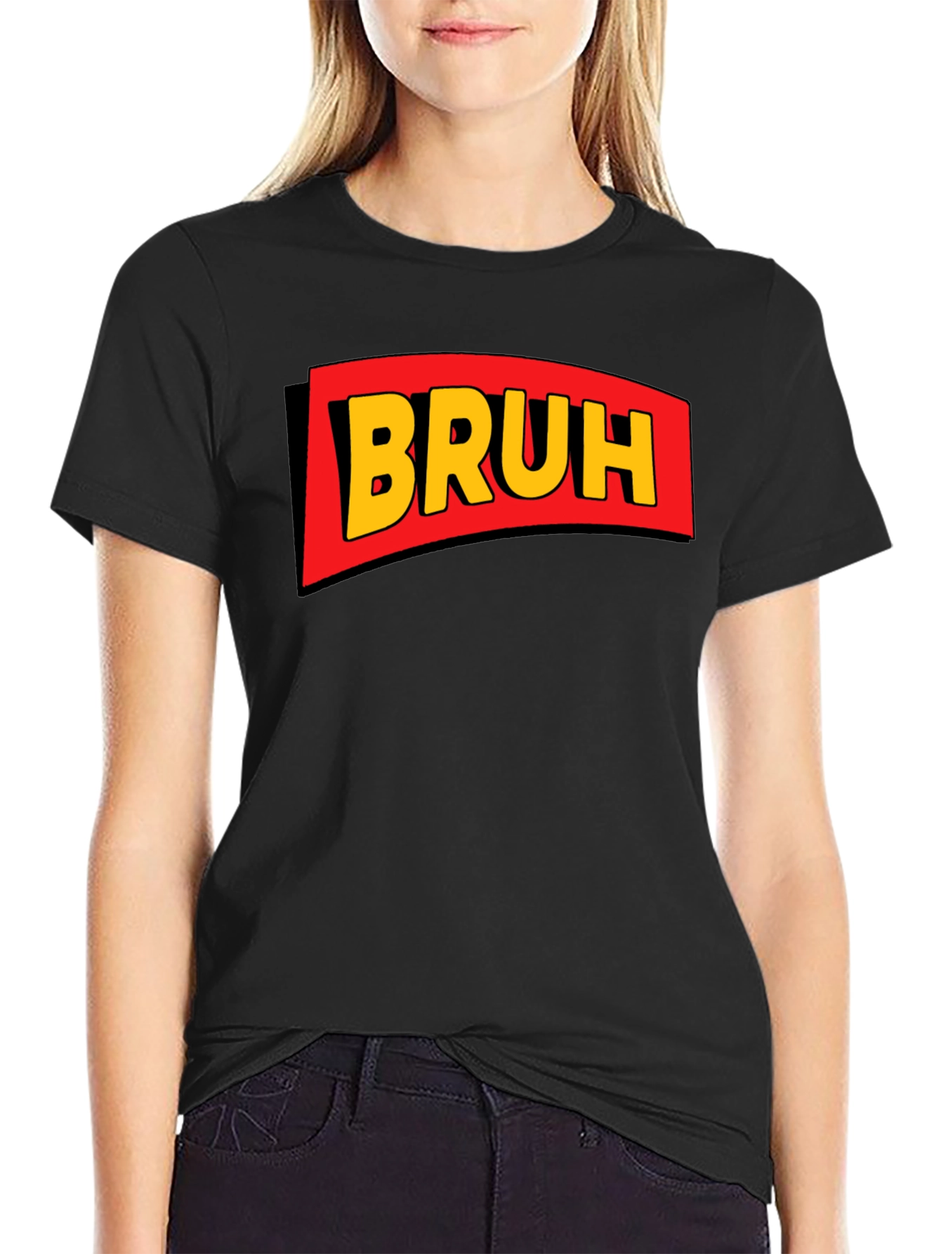 Bruh Graphic Tee - Cool Comic Style T-Shirt