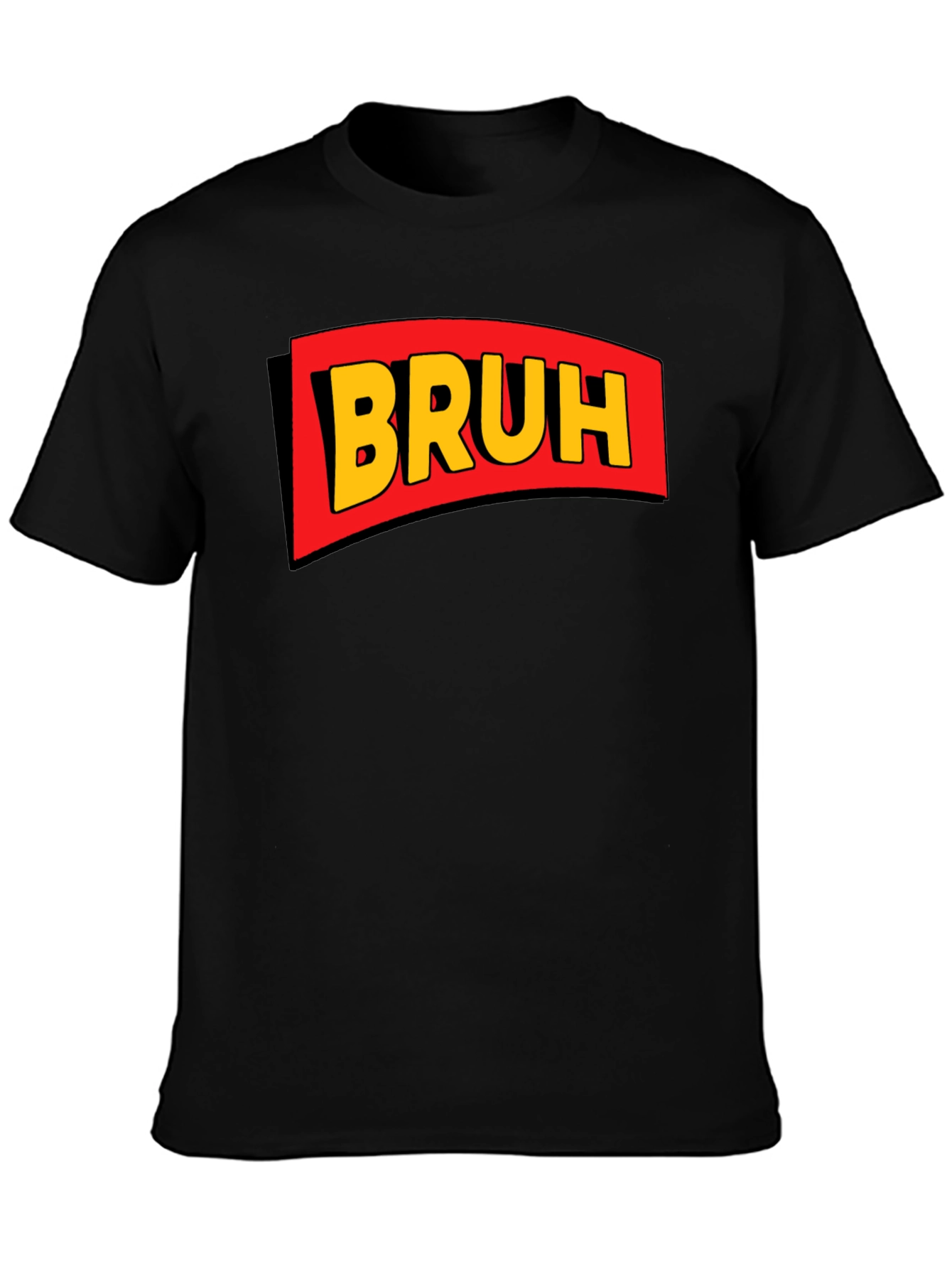 Bruh Graphic Tee - Cool Comic Style T-Shirt