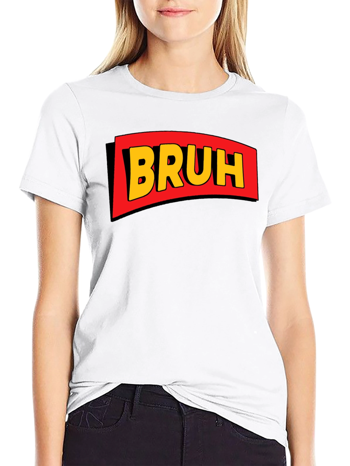 Bruh Graphic Tee - Cool Comic Style T-Shirt