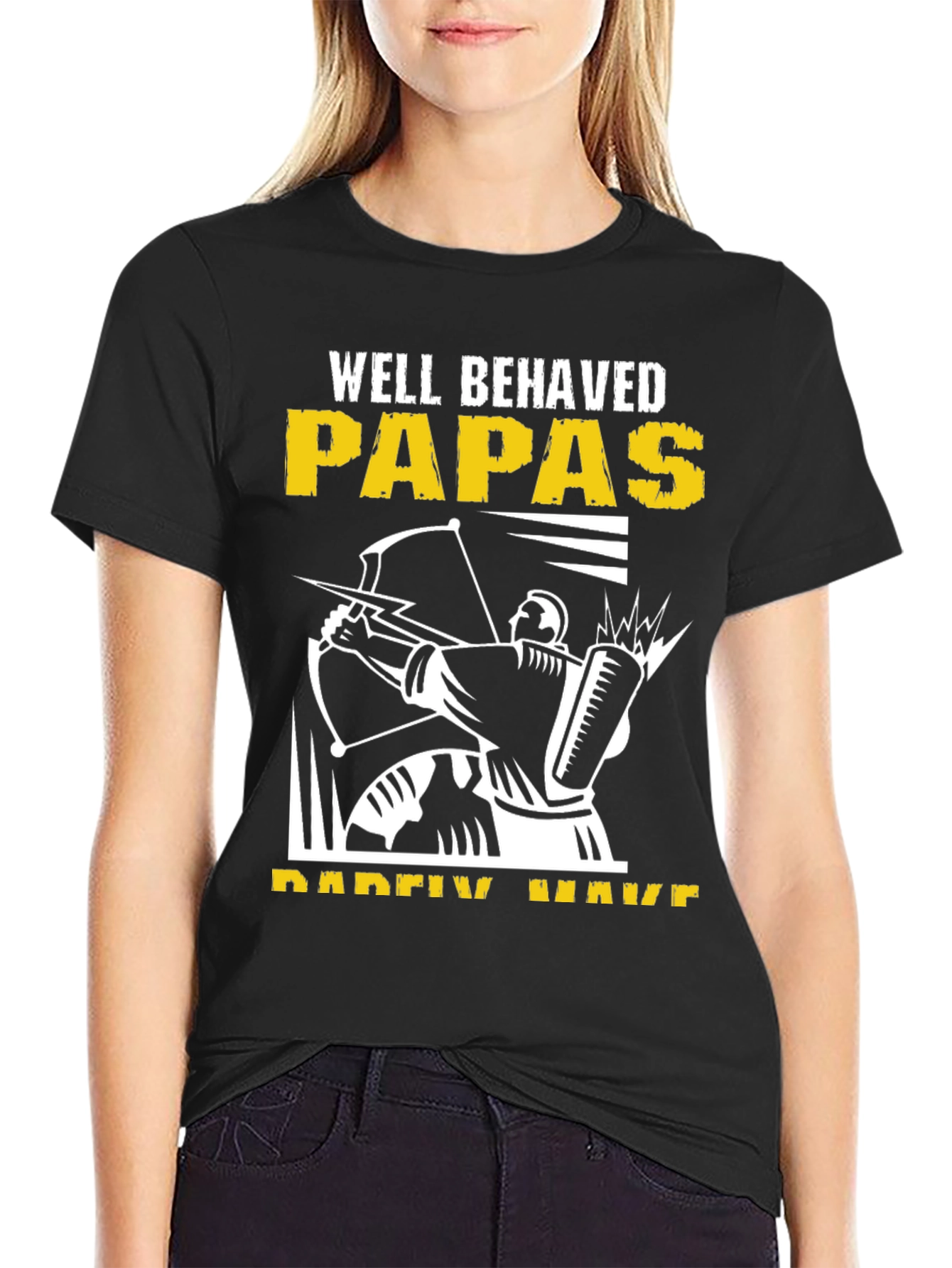 Well Behaved Papas T-Shirt - Archer Design