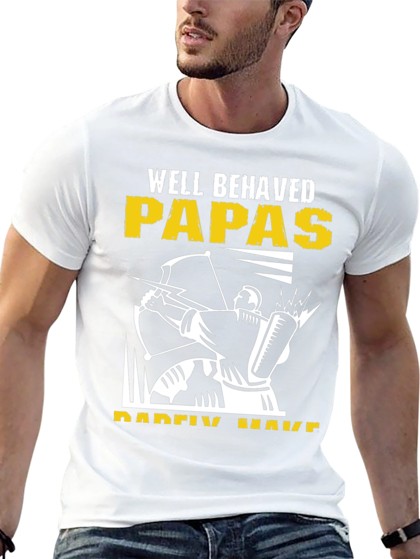 Well Behaved Papas T-Shirt - Archer Design
