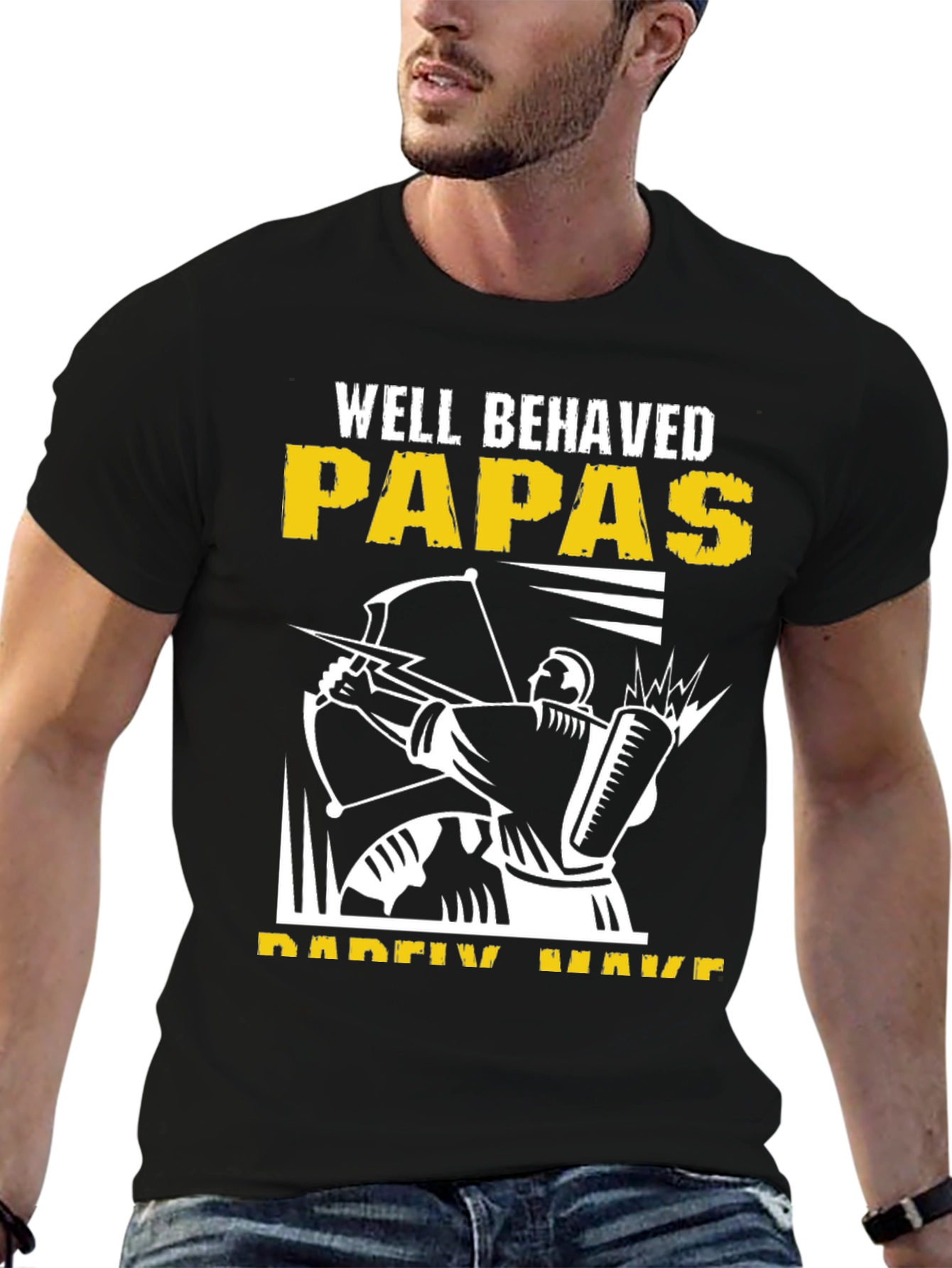 Well Behaved Papas T-Shirt - Archer Design