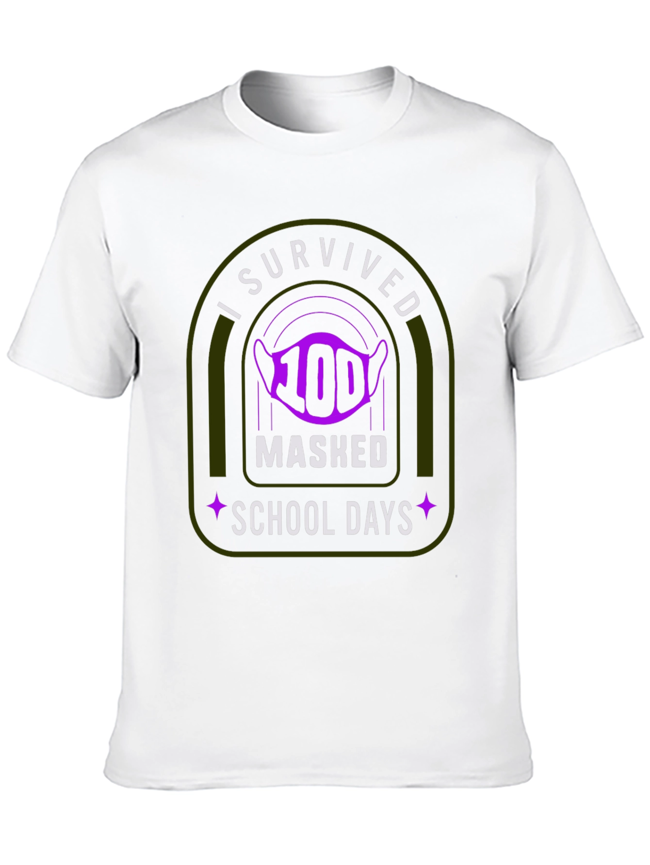 I Survived 100 Masked School Days T-Shirt