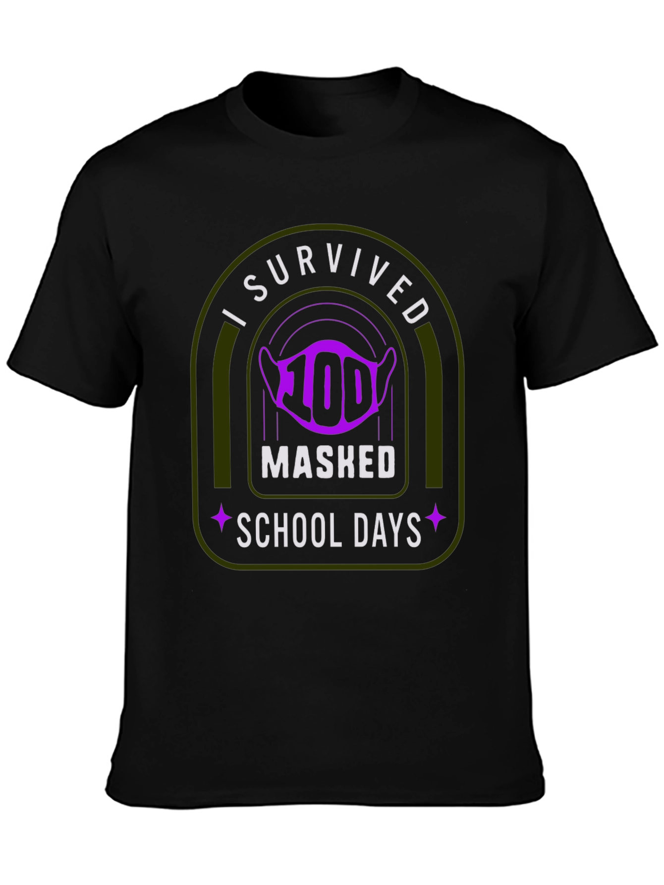I Survived 100 Masked School Days T-Shirt