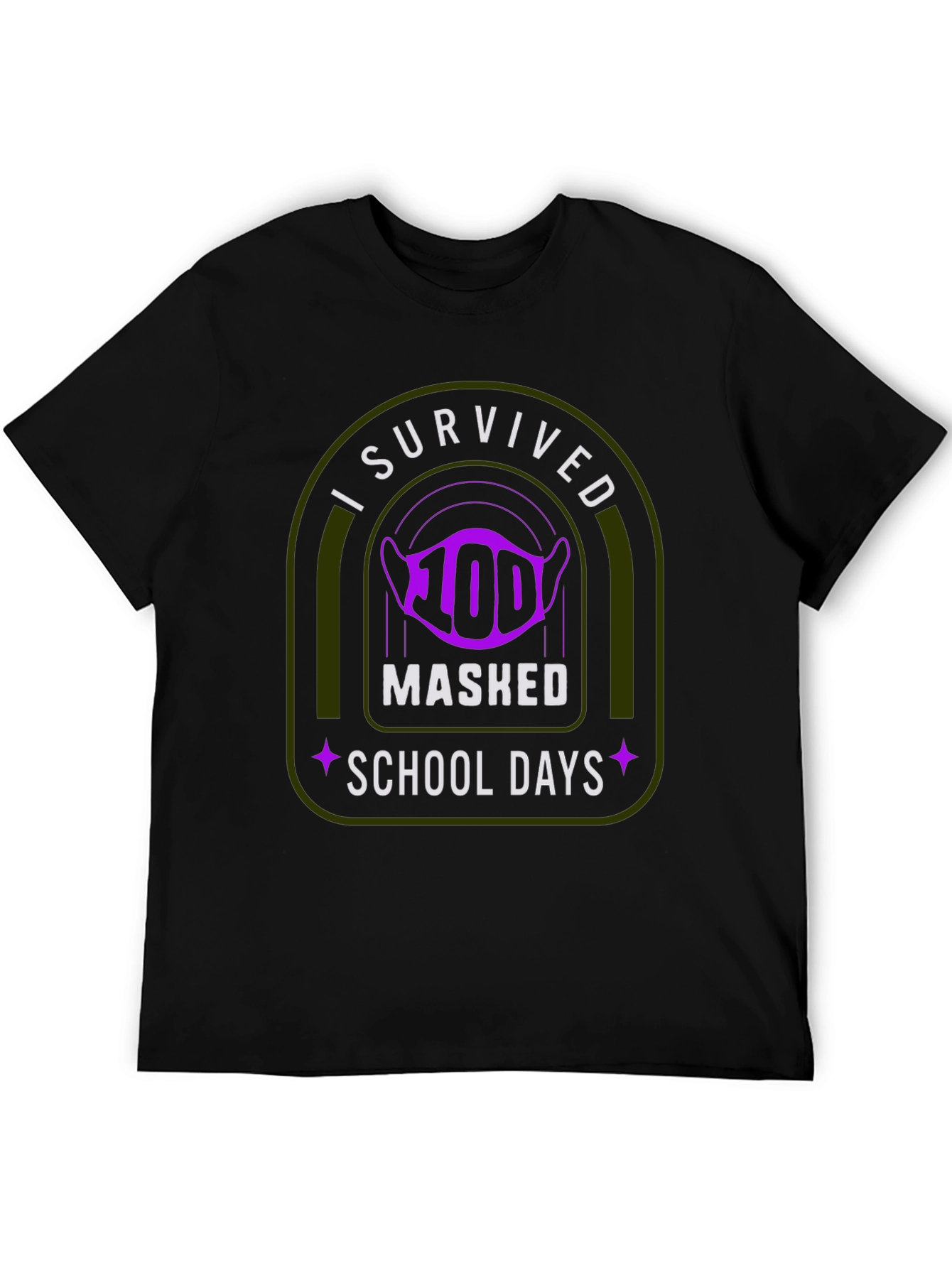 I Survived 100 Masked School Days T-Shirt