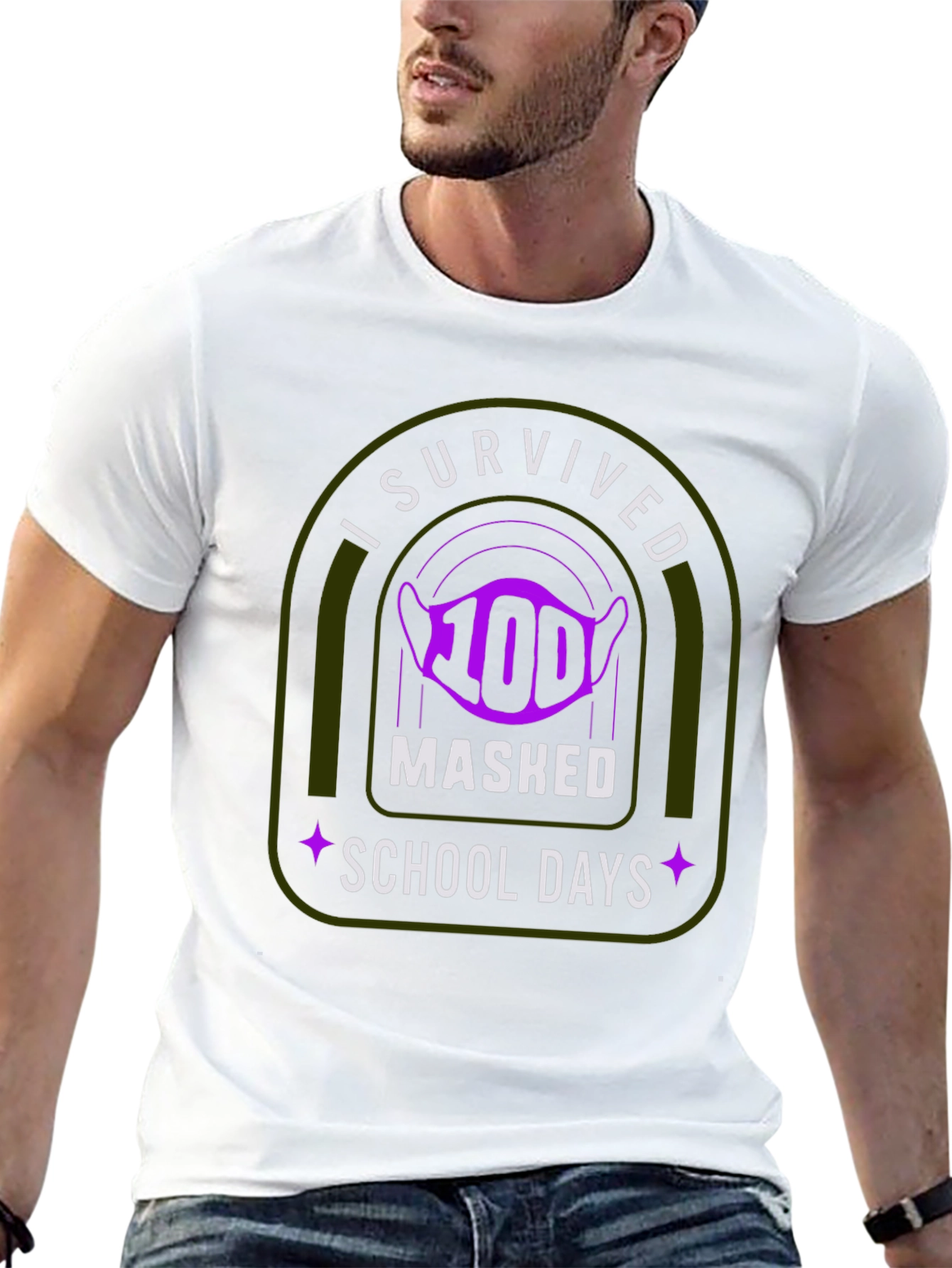 I Survived 100 Masked School Days T-Shirt