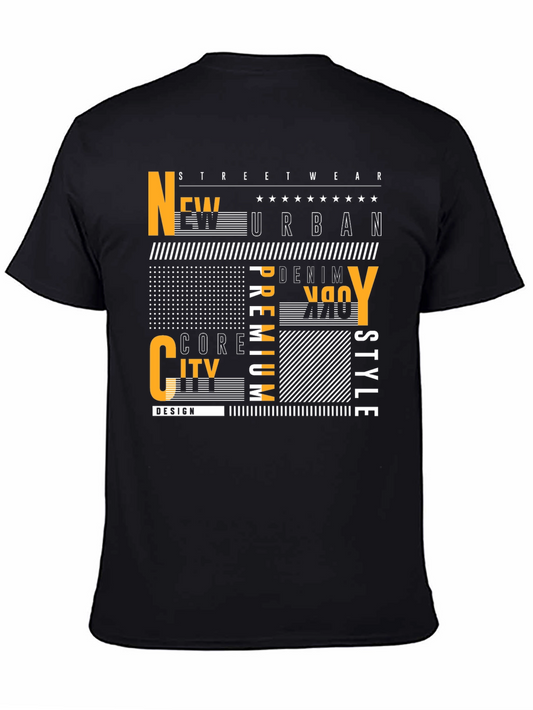 Urban Style Graphic Print Mens T-Shirt