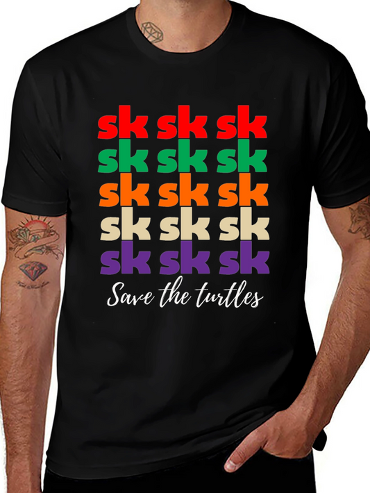 Sk Sk Save the Turtles T-Shirt