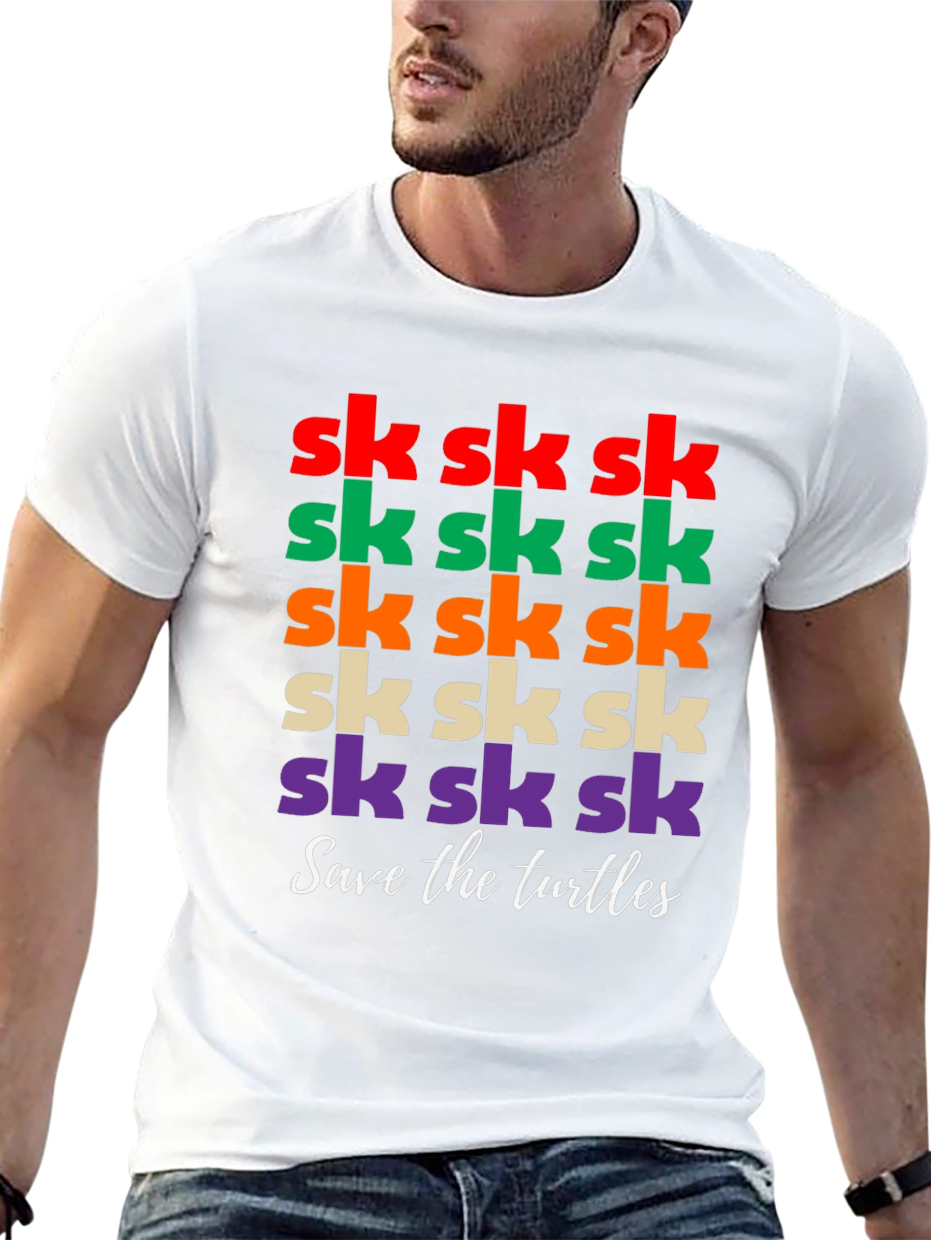 Sk Sk Save the Turtles T-Shirt