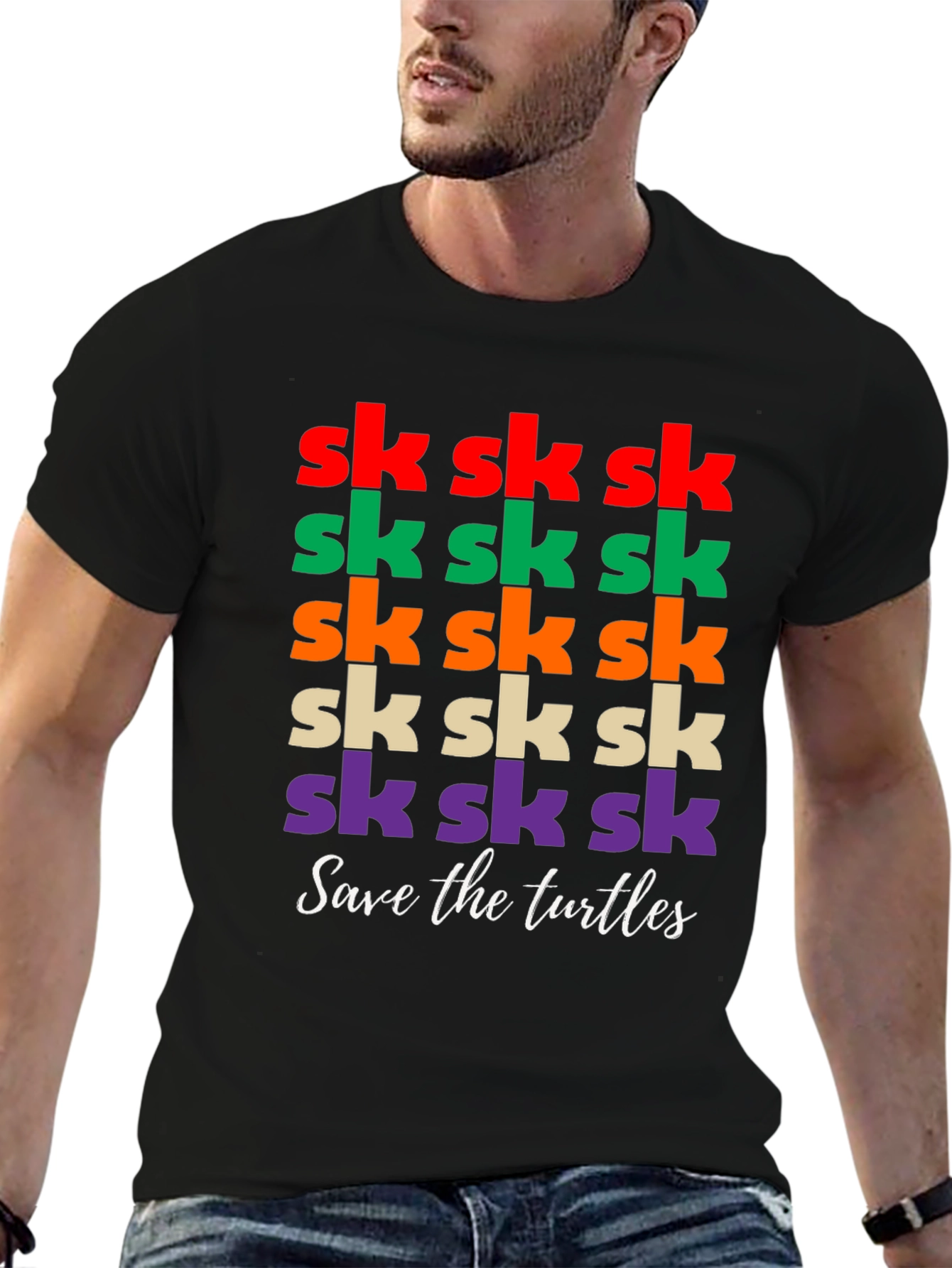Sk Sk Save the Turtles T-Shirt