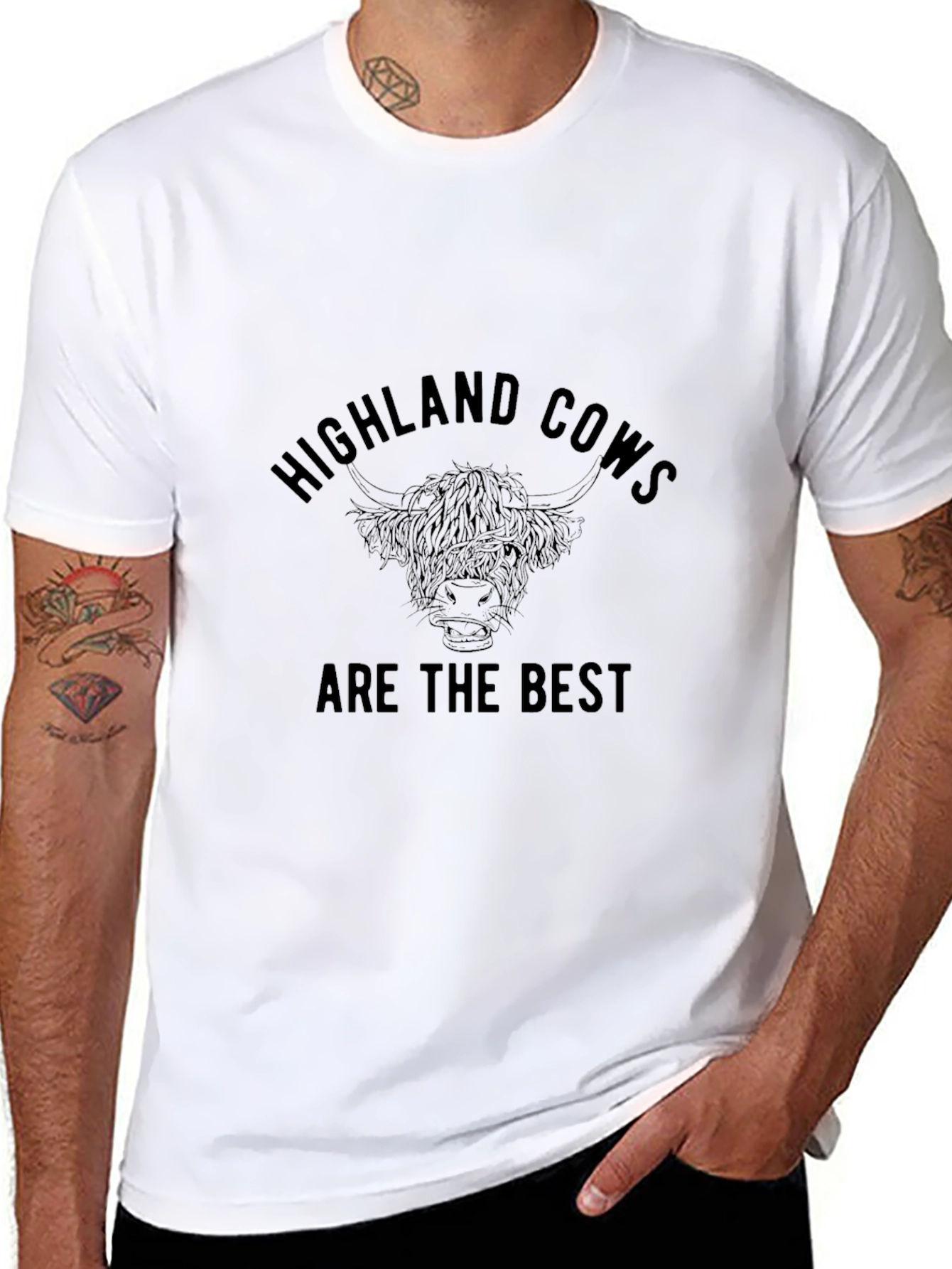 Highland Cows Are The Best Black T-Shirt