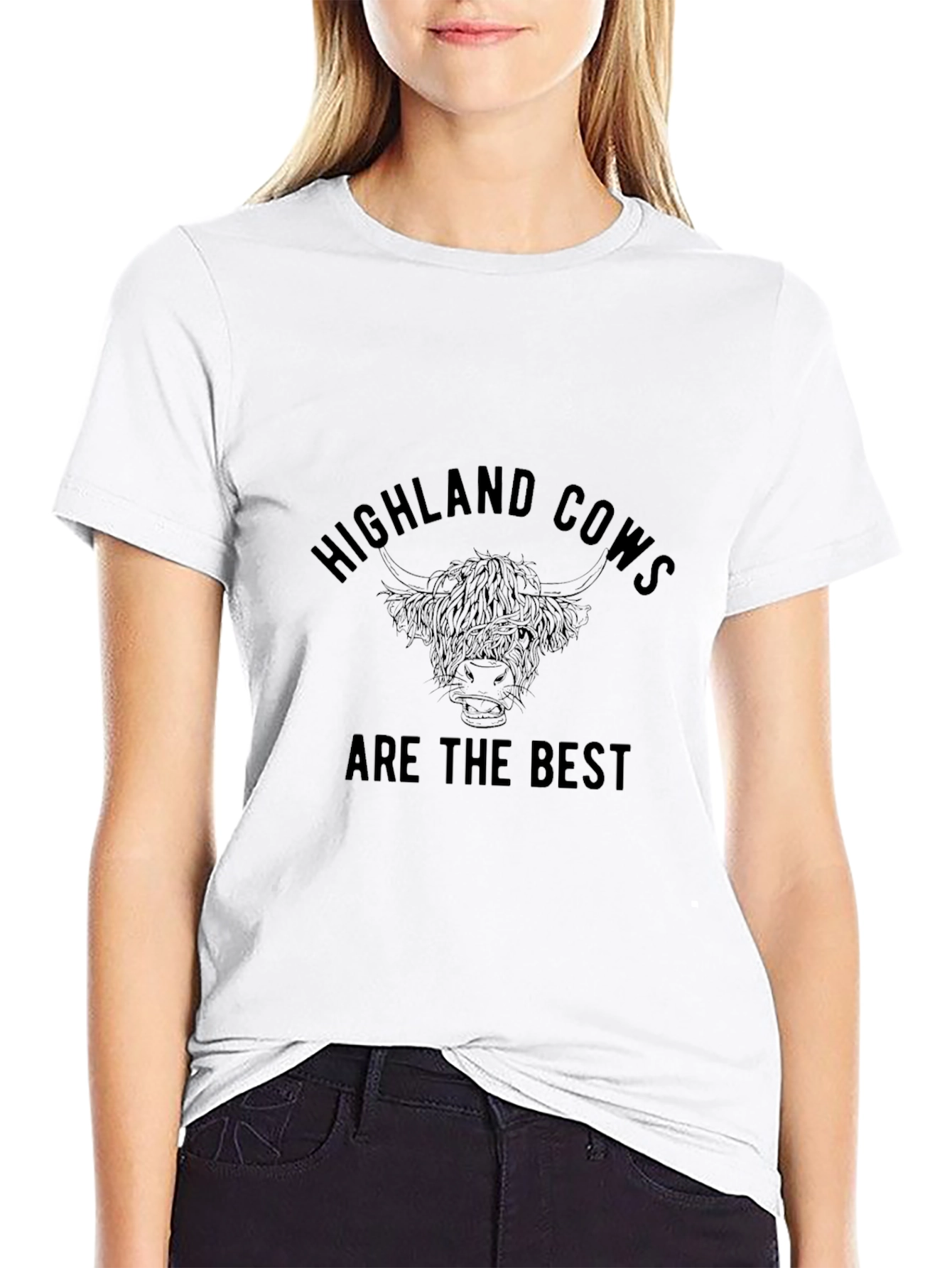 Highland Cows Are The Best Black T-Shirt