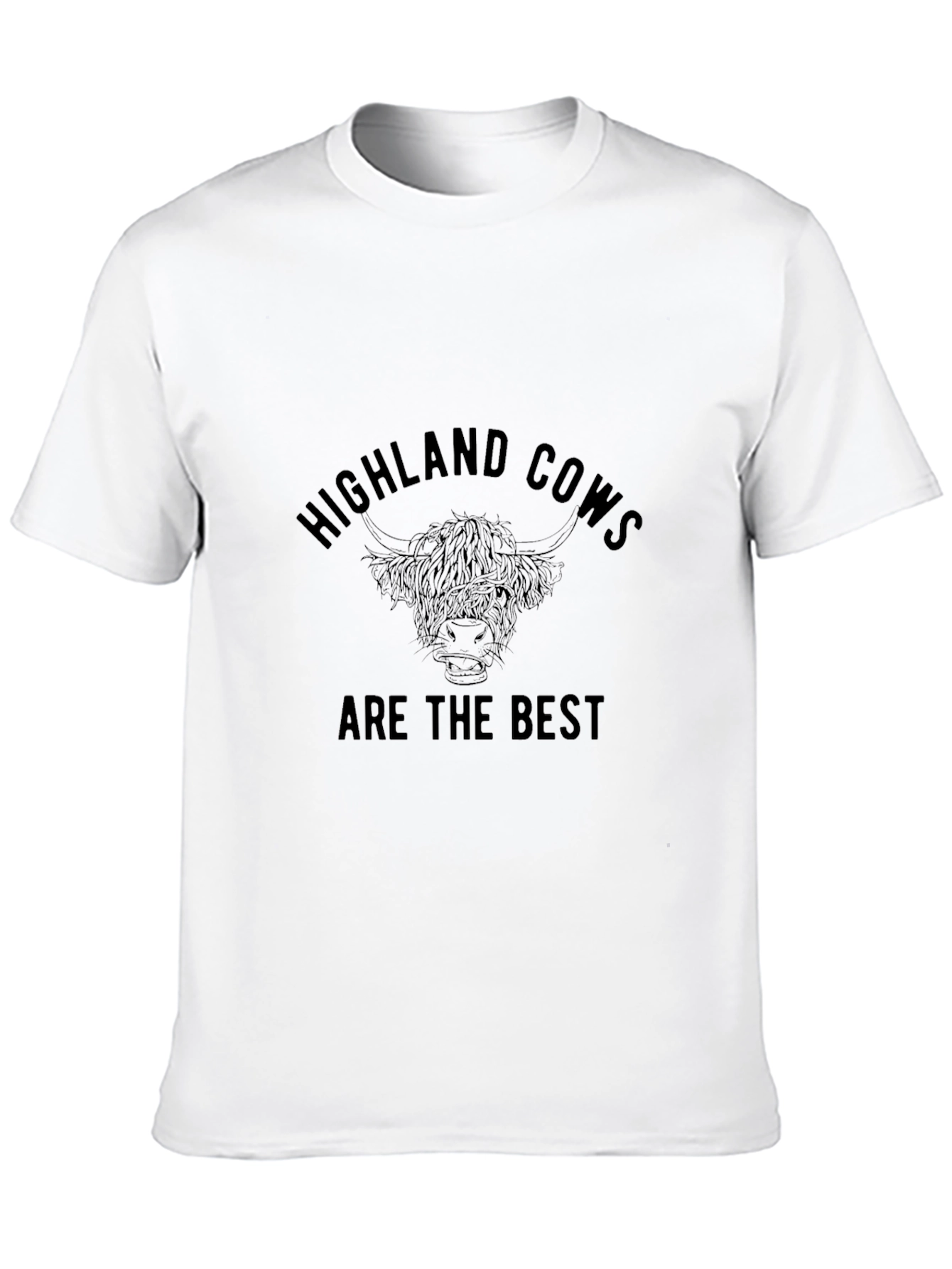 Highland Cows Are The Best Black T-Shirt
