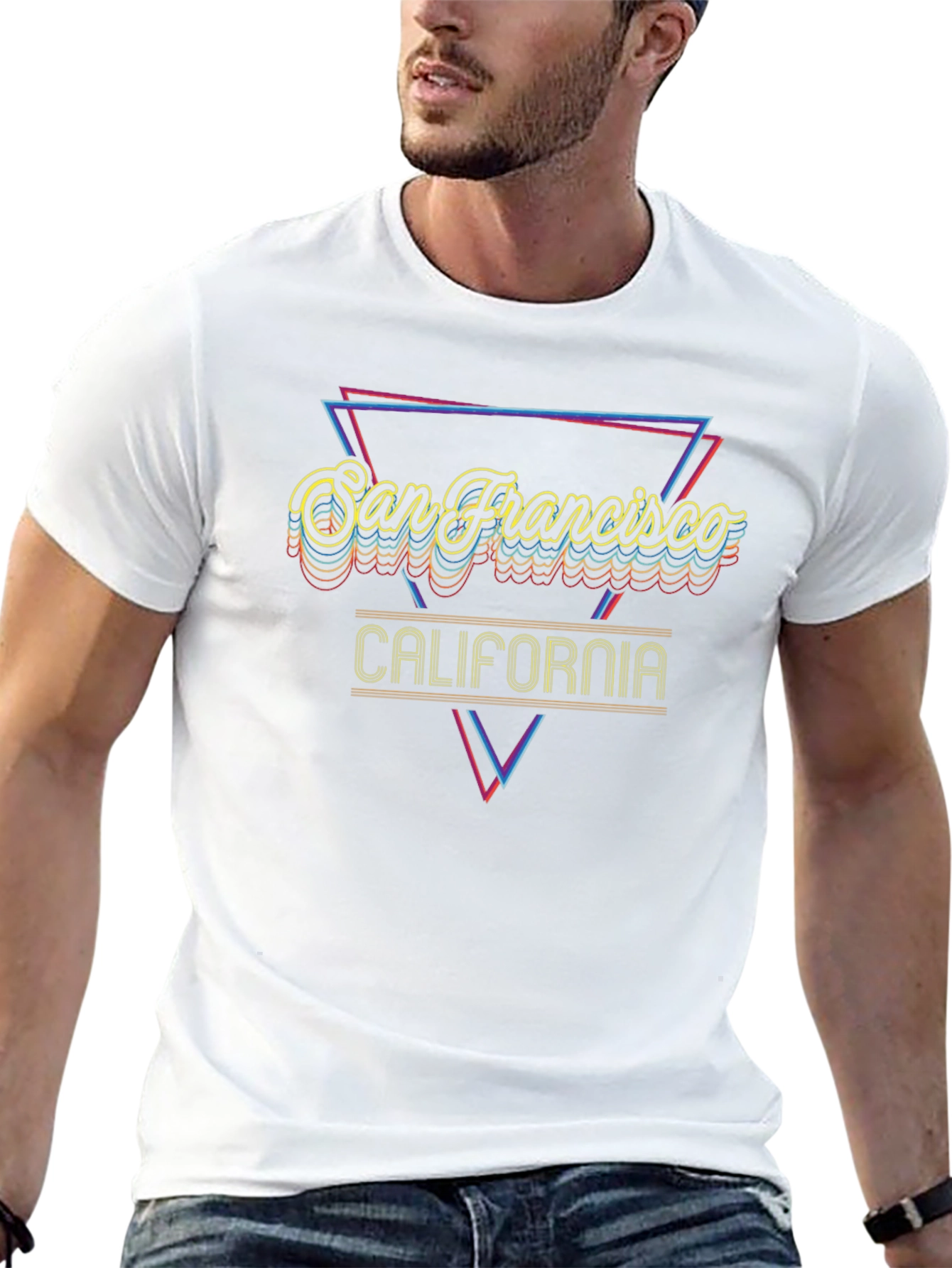 San Francisco California Retro Graphic Tee