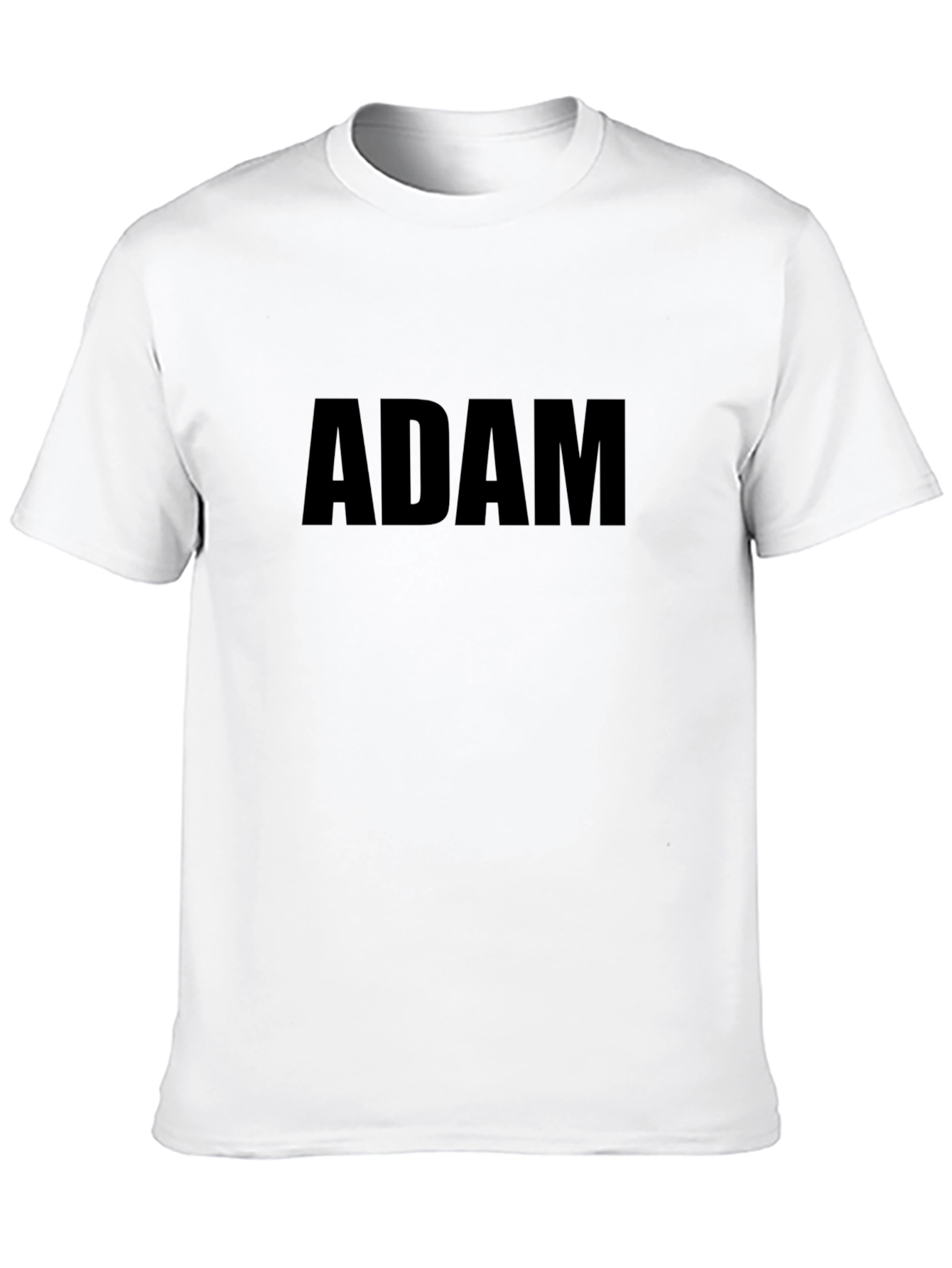 Personalized ADAM Black T-Shirt