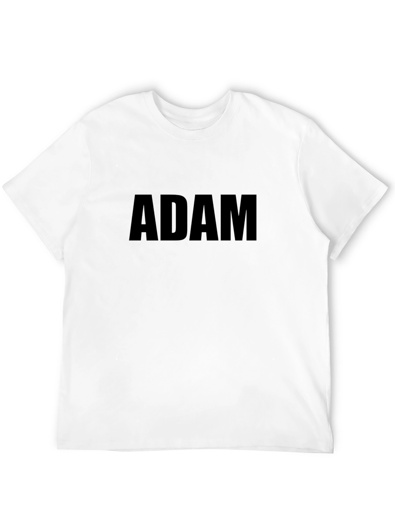 Personalized ADAM Black T-Shirt