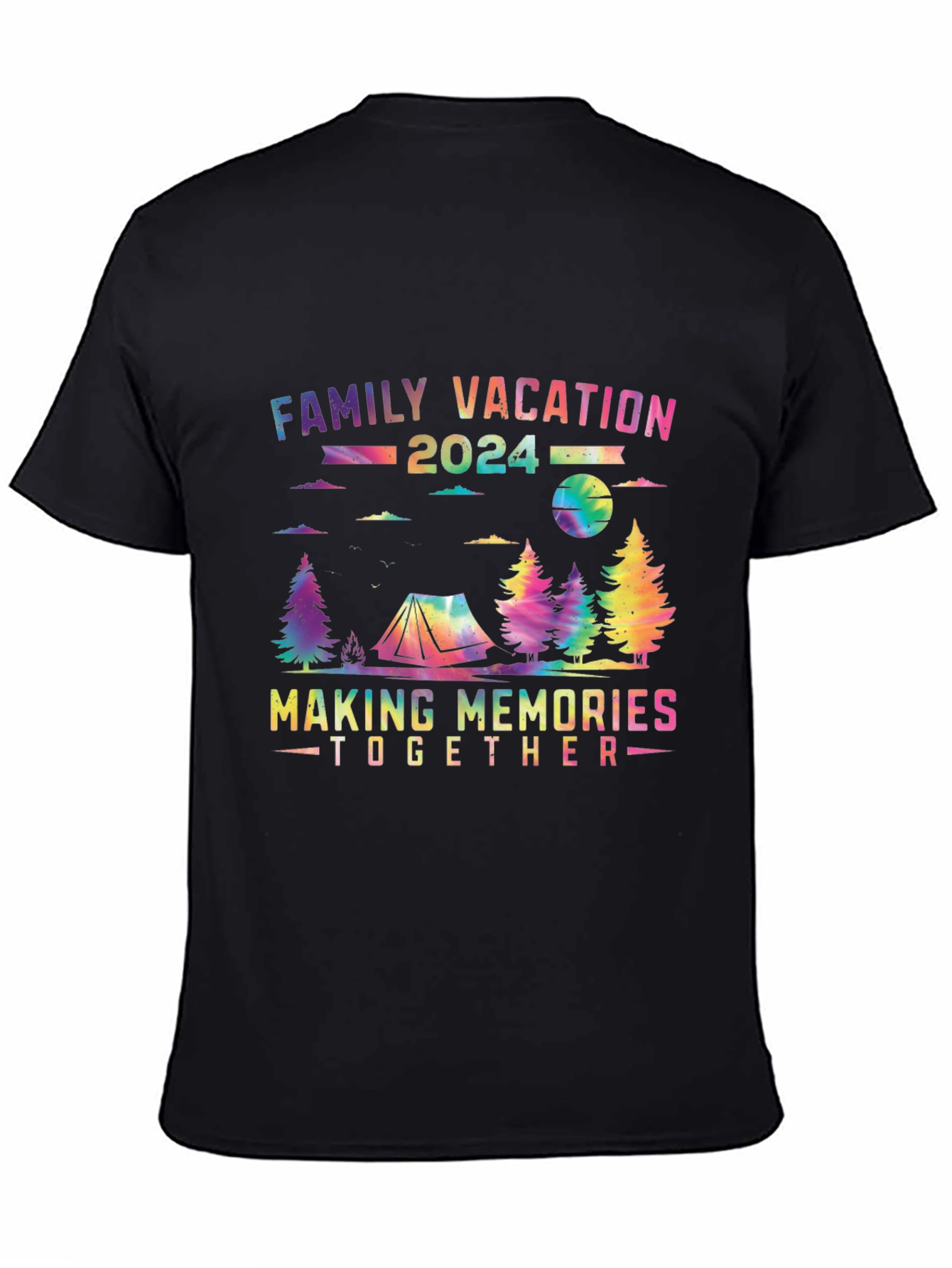 Family Vacation 2024 Tie Dye T-Shirt