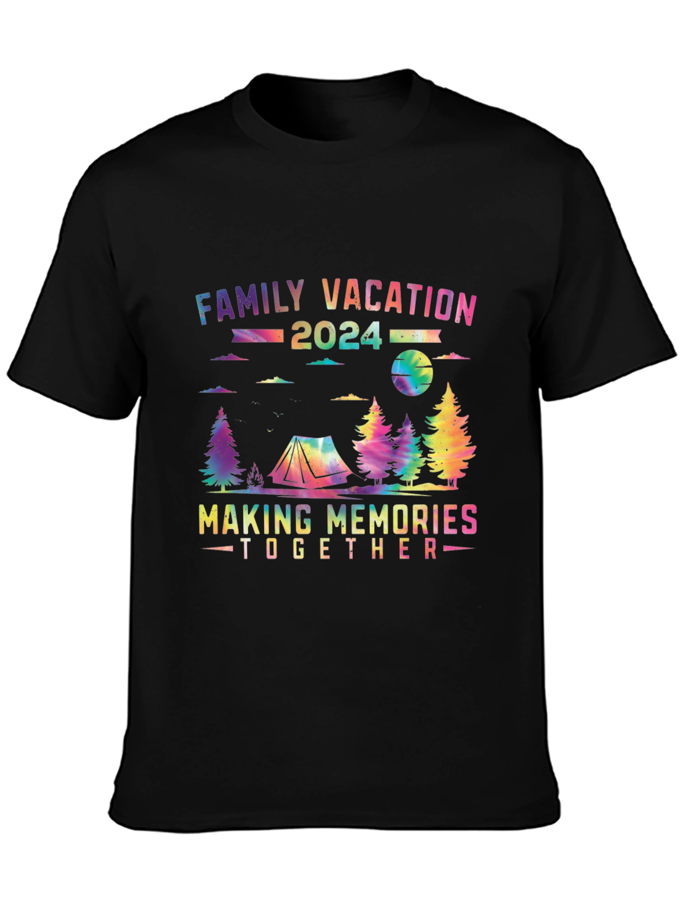 Family Vacation 2024 Tie Dye T-Shirt
