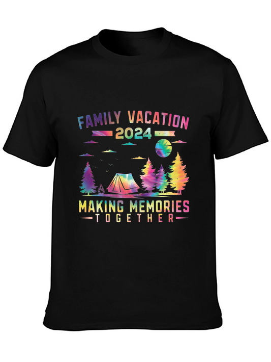 Family Vacation 2024 Tie Dye T-Shirt