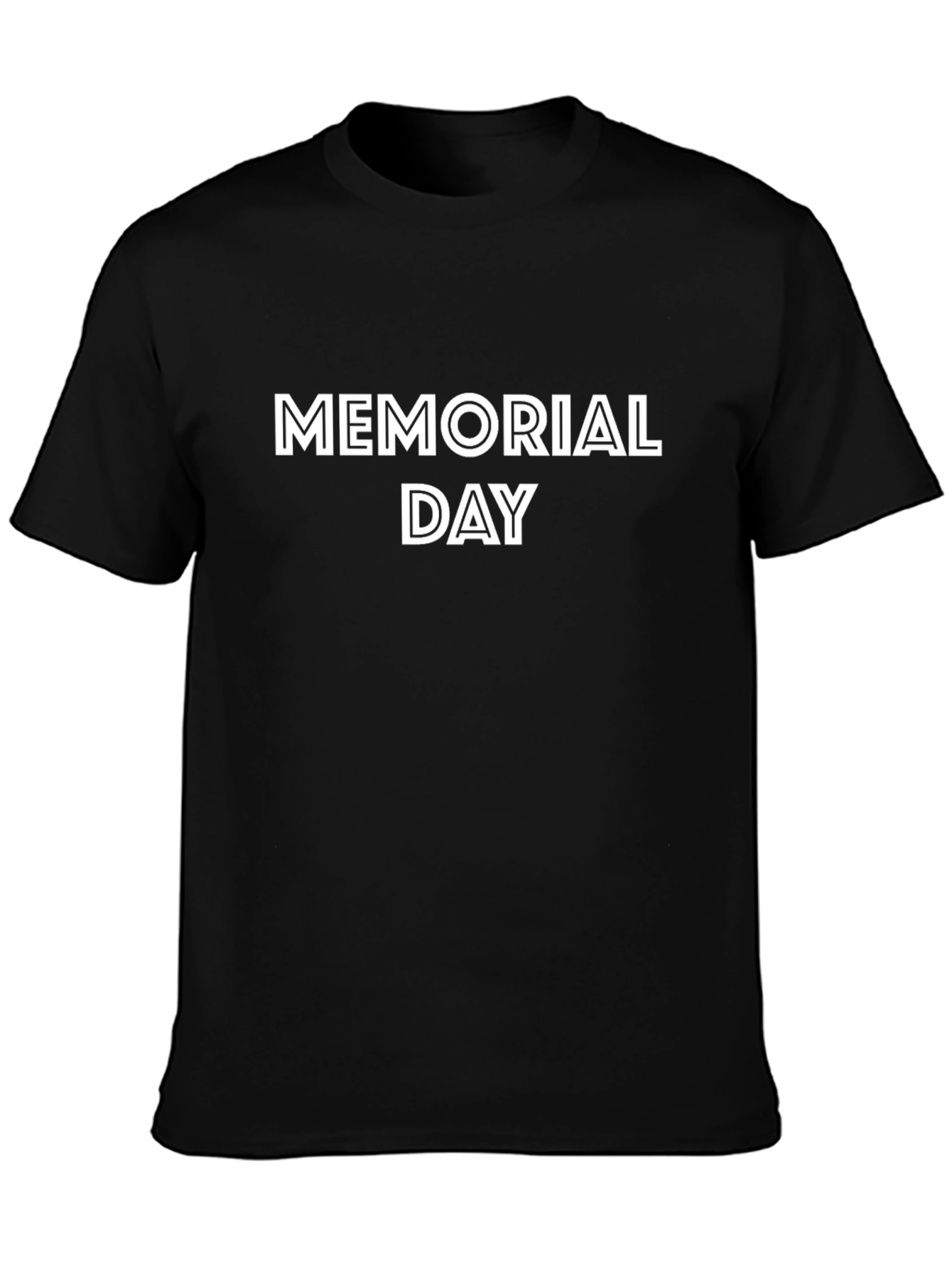 Memorial Day Black T-Shirt