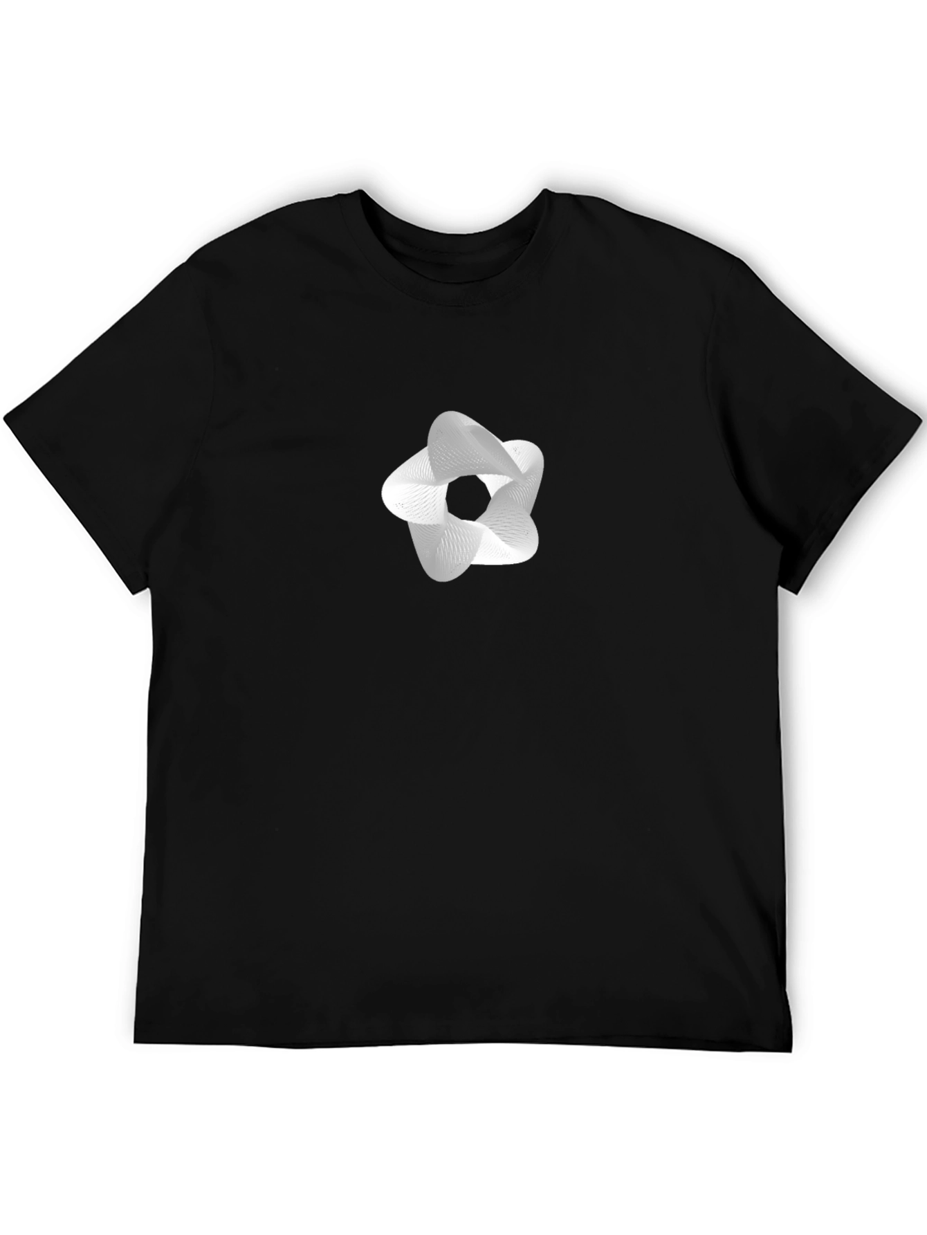 Abstract Black T-Shirt