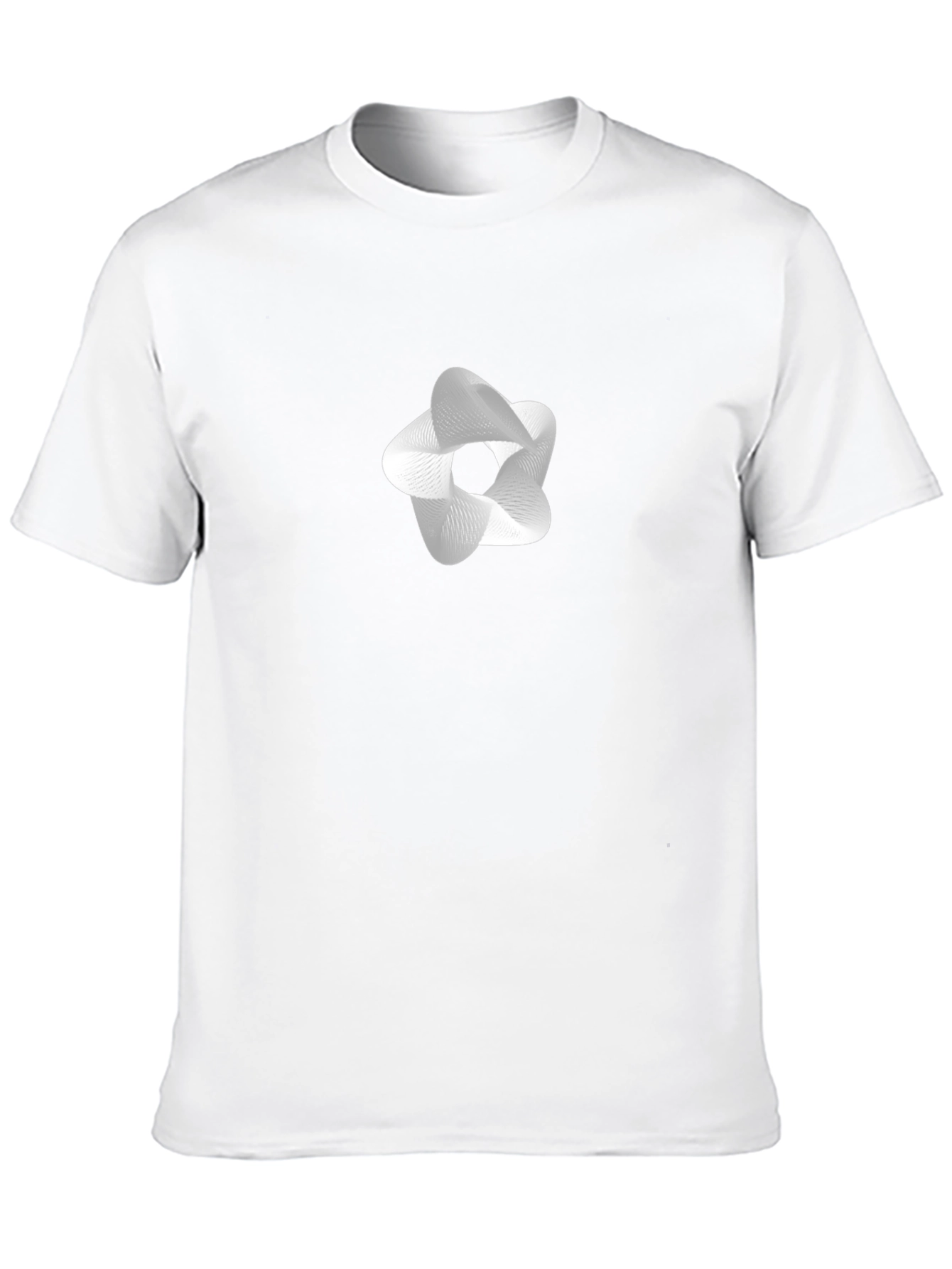 Abstract Black T-Shirt