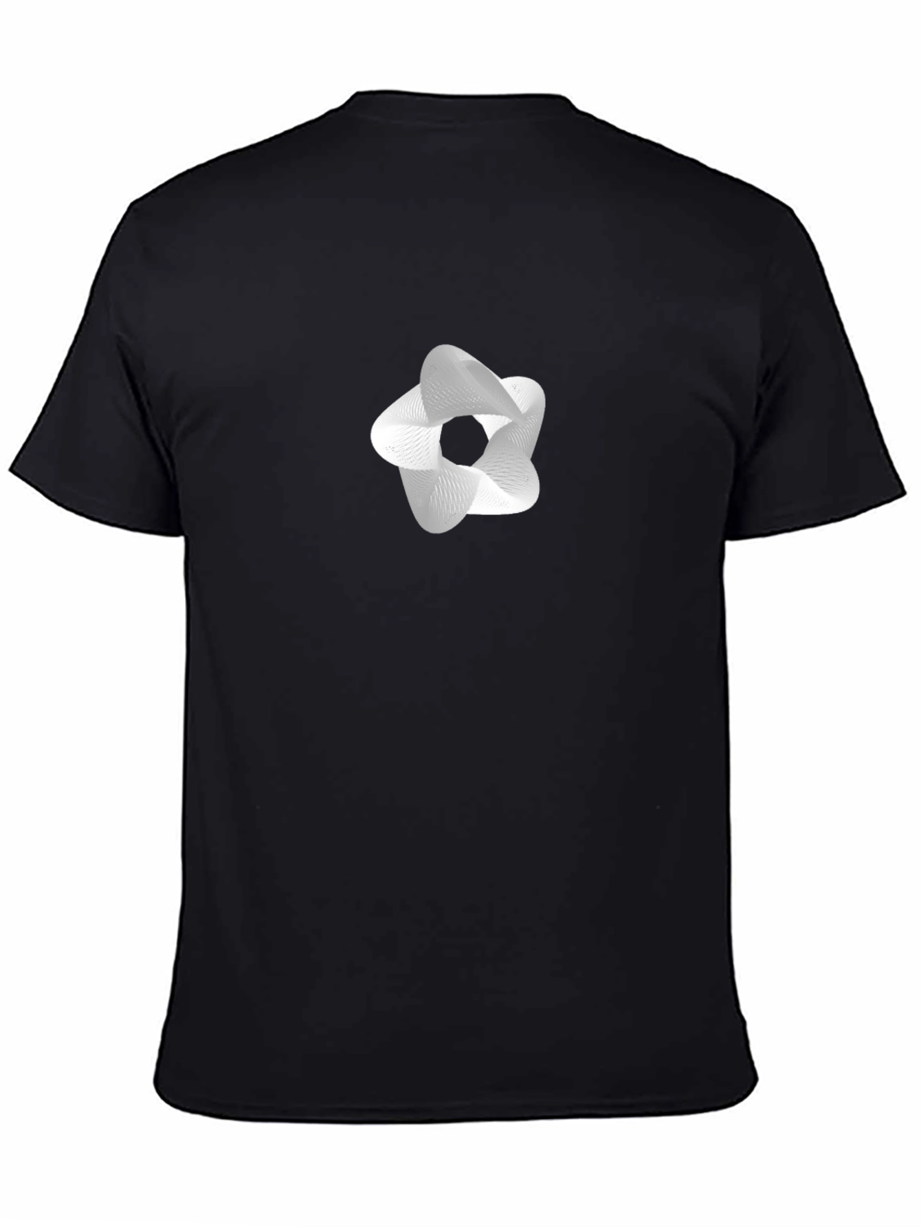 Abstract Black T-Shirt