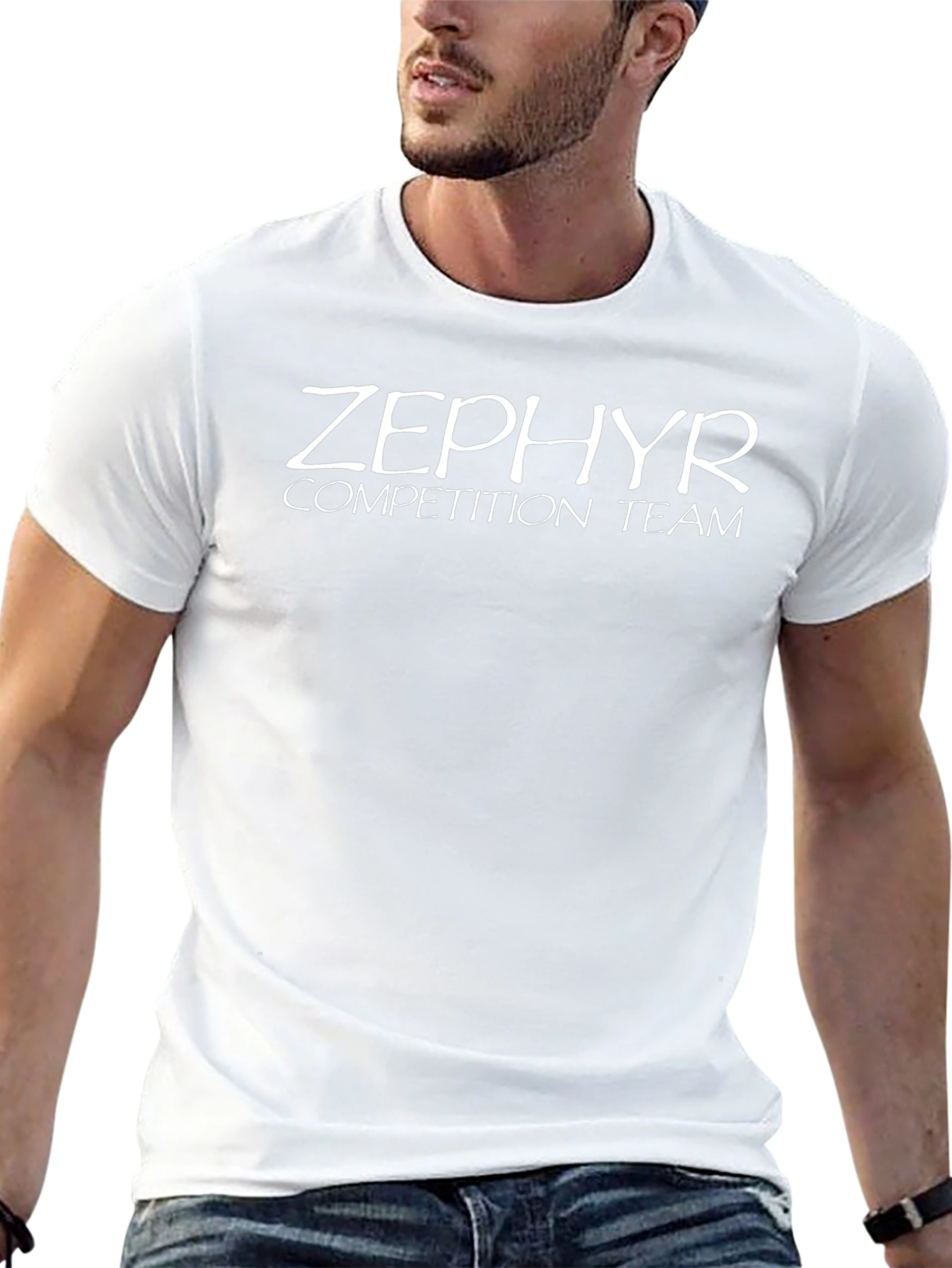 Zephyr Competition Team T-Shirt - Black Crew Neck Tee