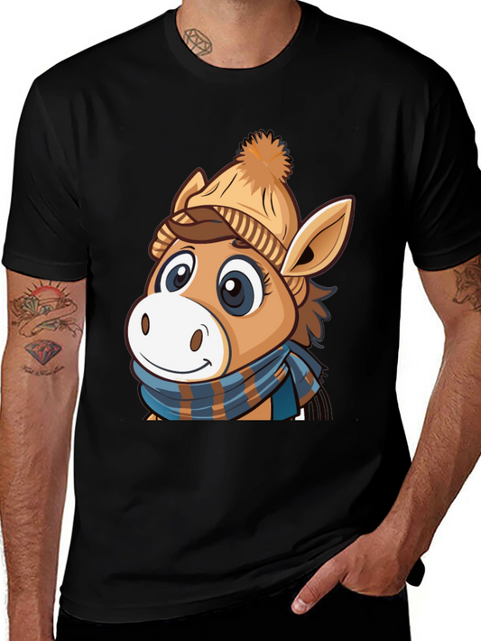 Cute Cartoon Horse T-Shirt