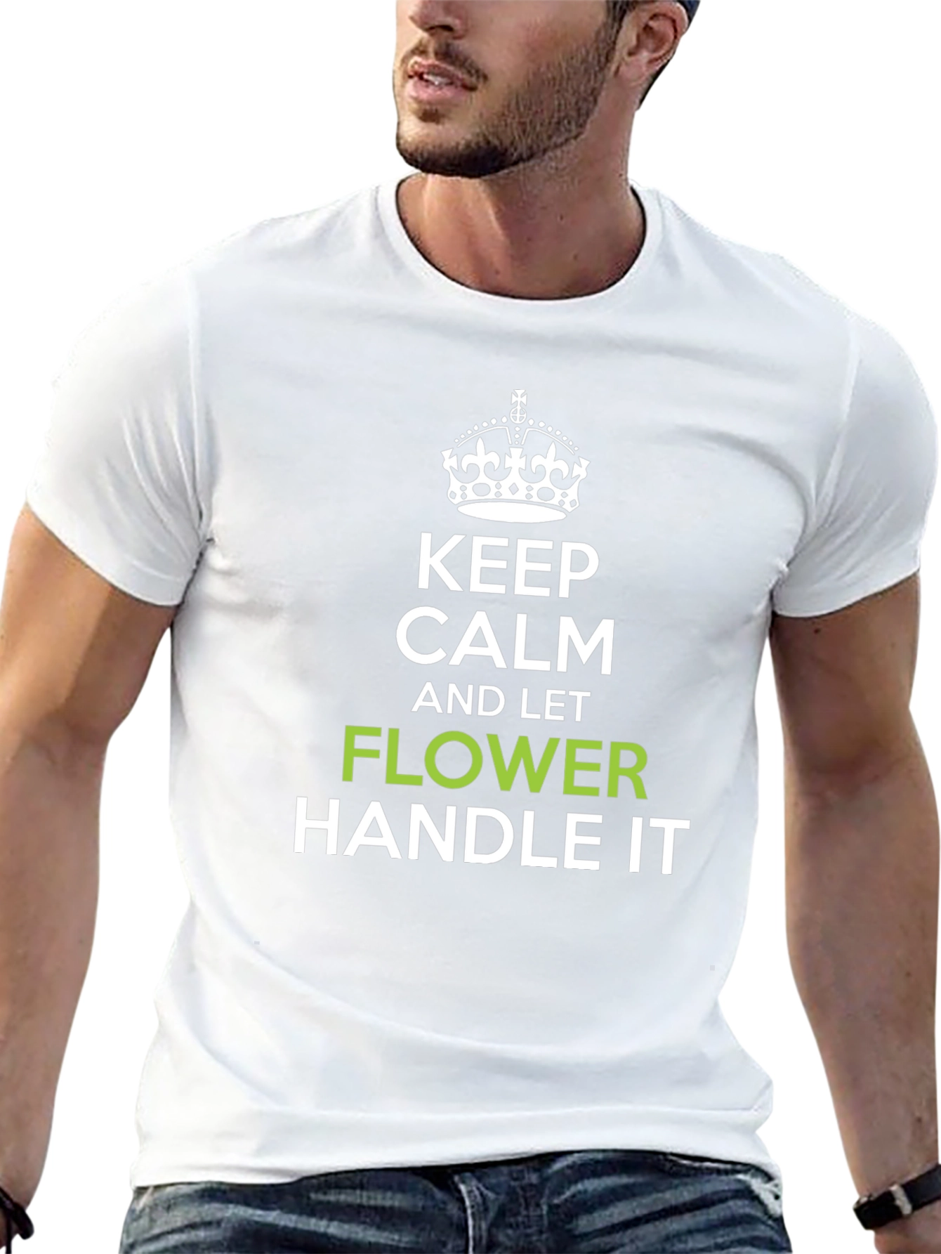 Keep Calm and Let Flower Handle It T-Shirt