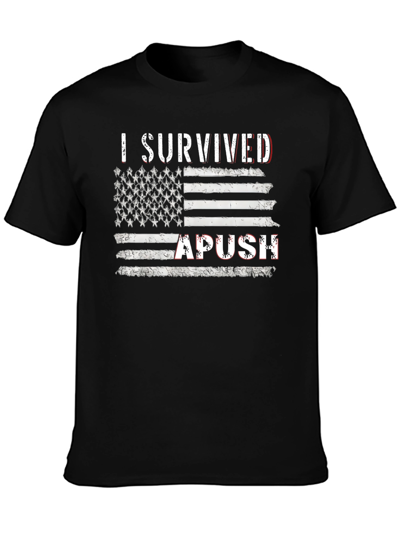 I Survived APUSH American Flag T-Shirt