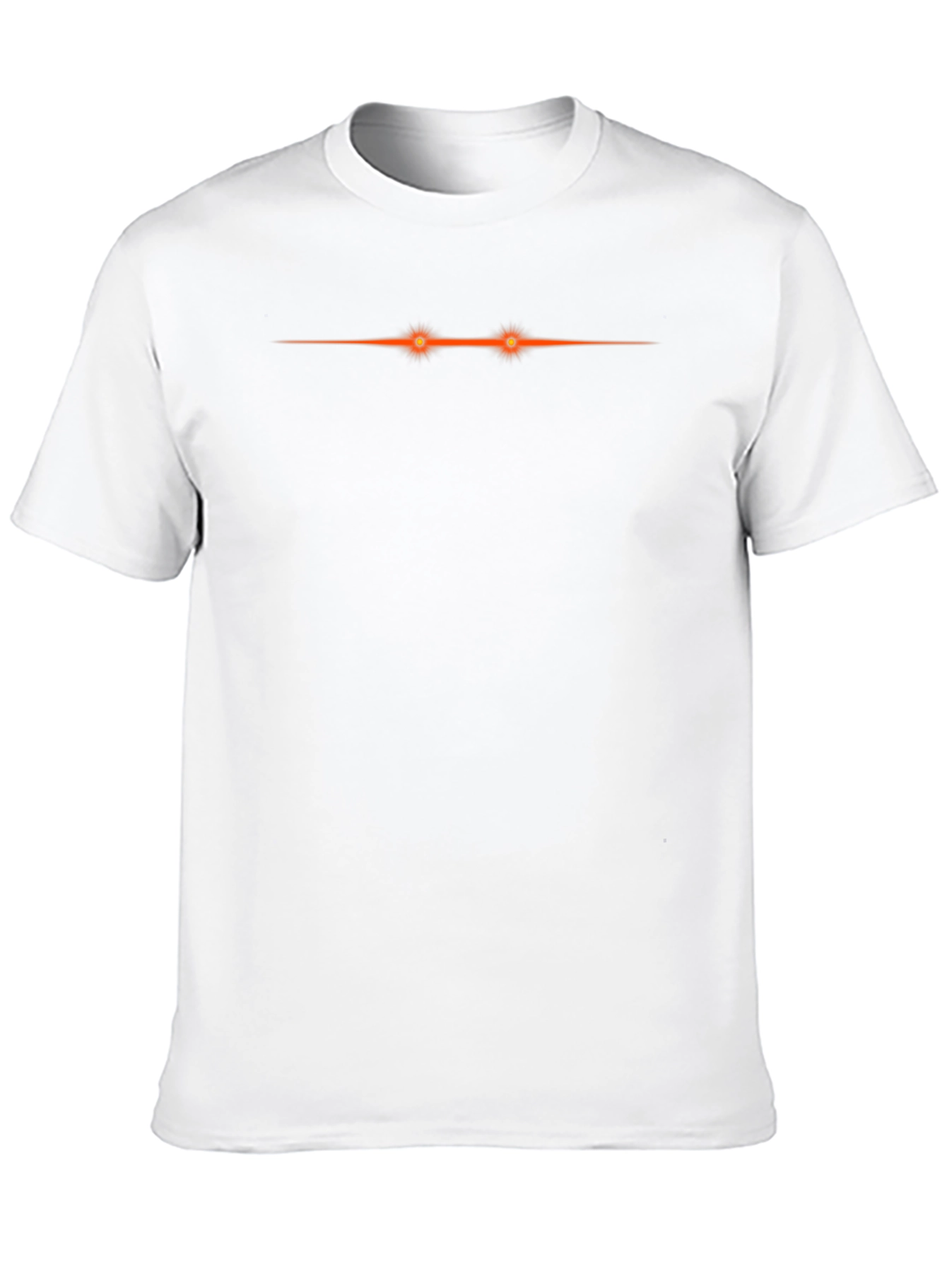 Mens Black T-Shirt with Graphic Design