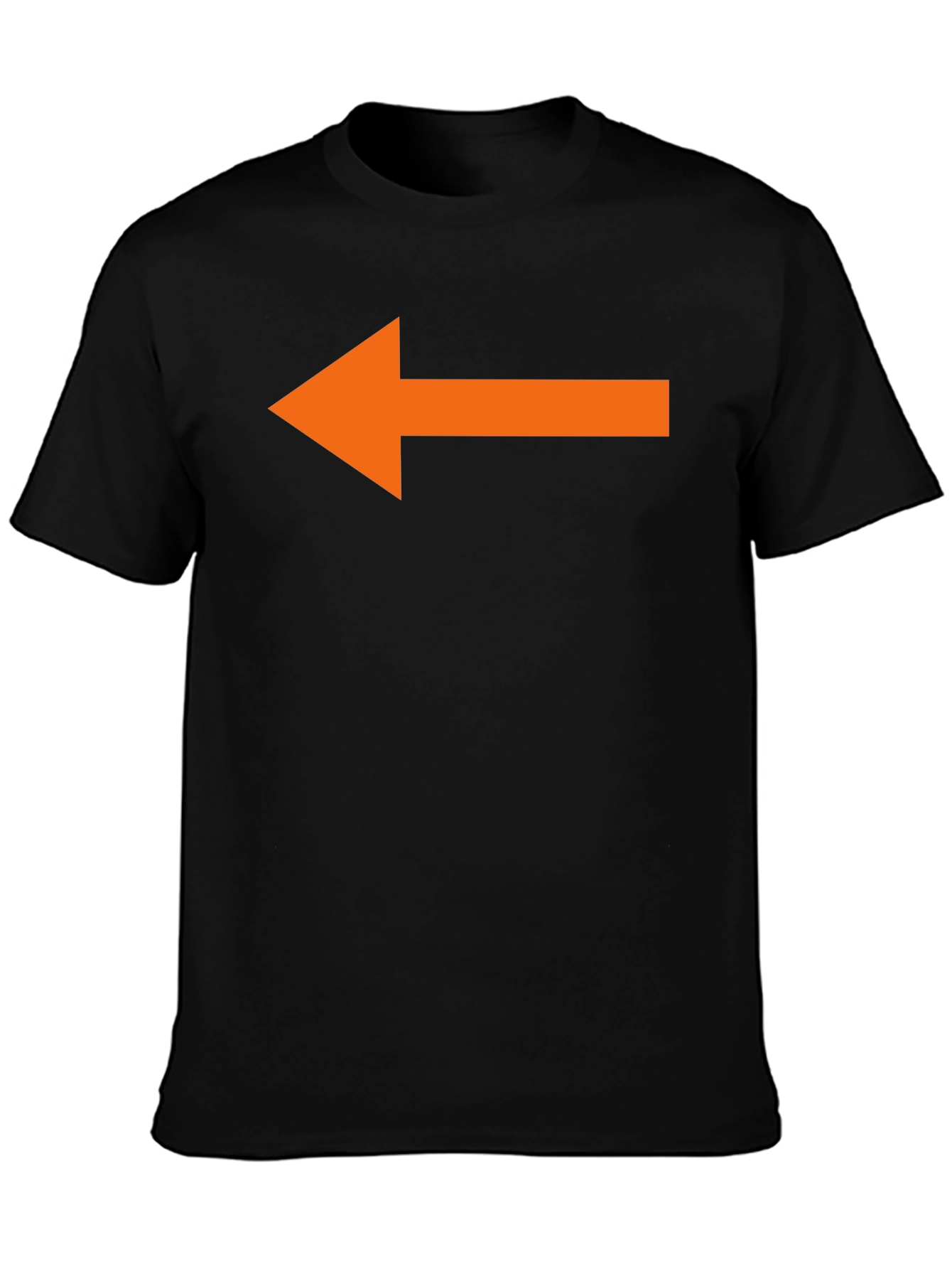 Left Arrow Black T-Shirt