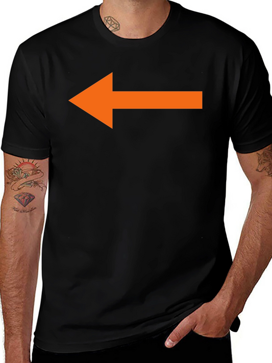 Left Arrow Black T-Shirt