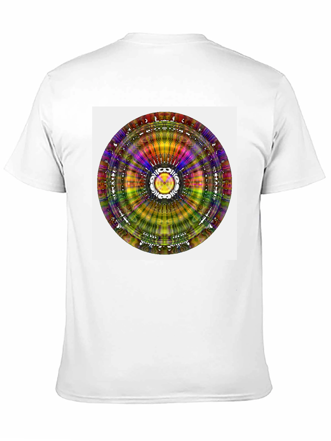 Psychedelic Mandala Graphic Black T-Shirt