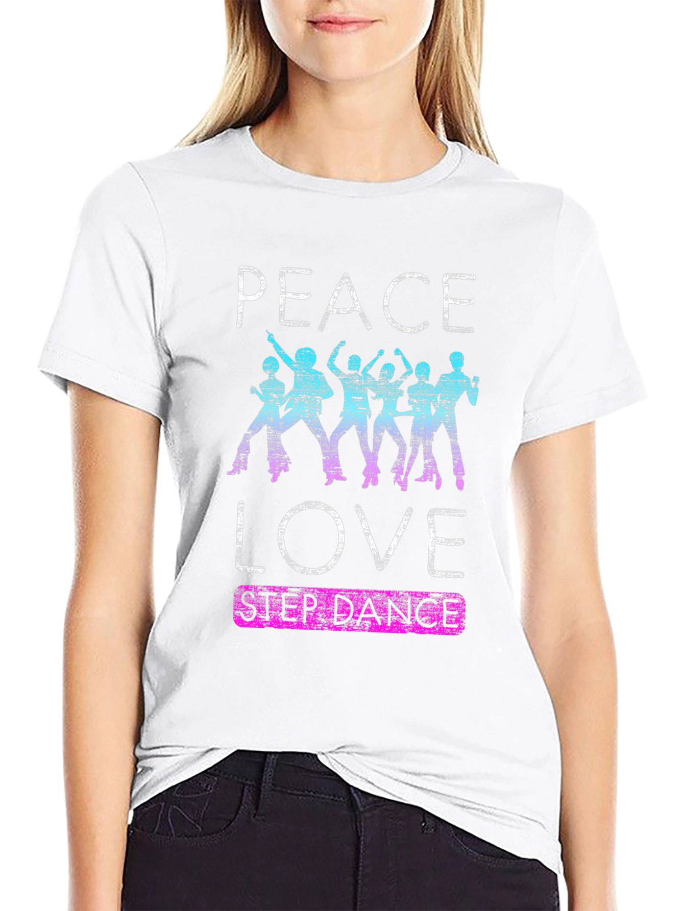 Peace Love Step Dance T-Shirt