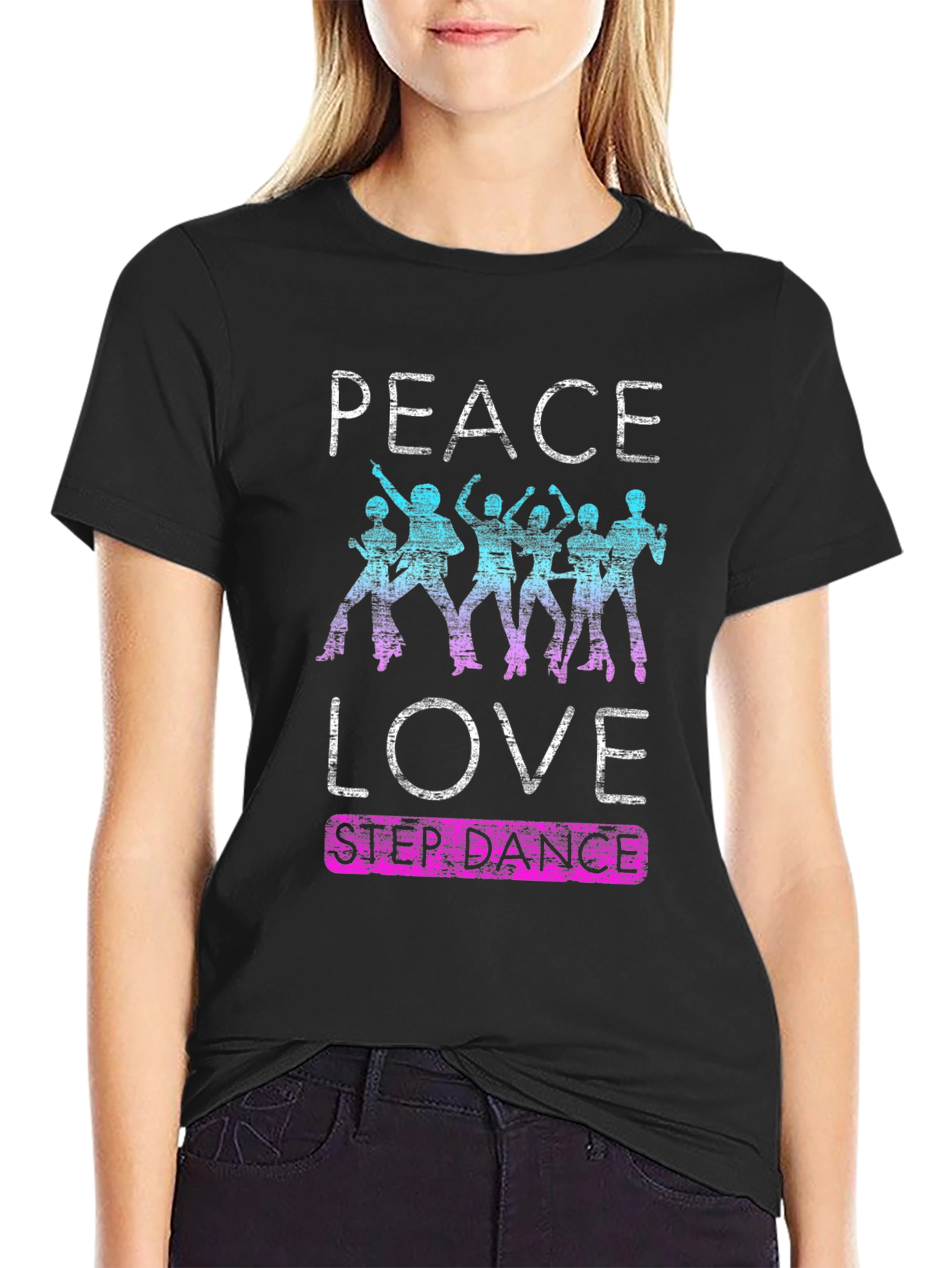 Peace Love Step Dance T-Shirt