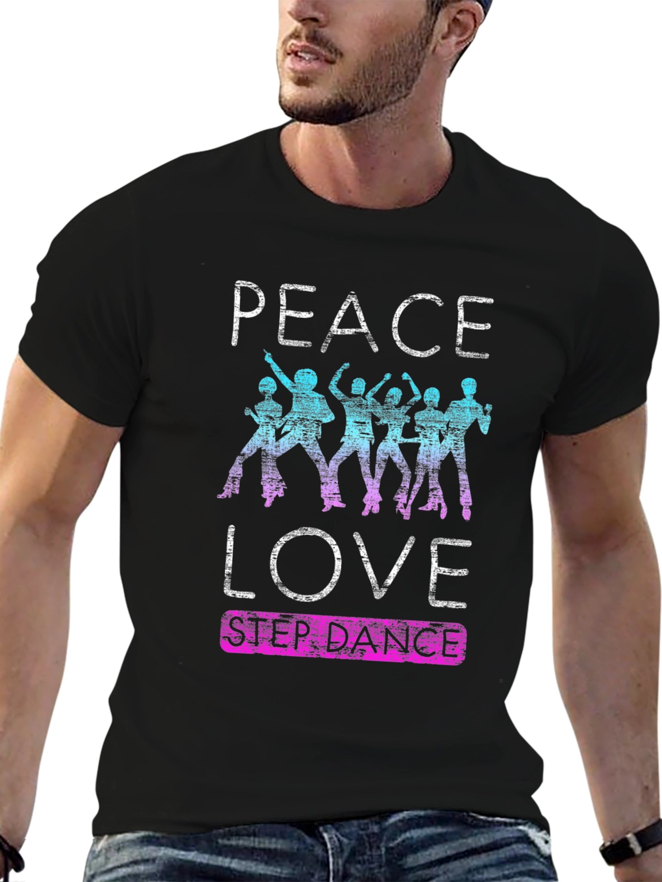 Peace Love Step Dance T-Shirt