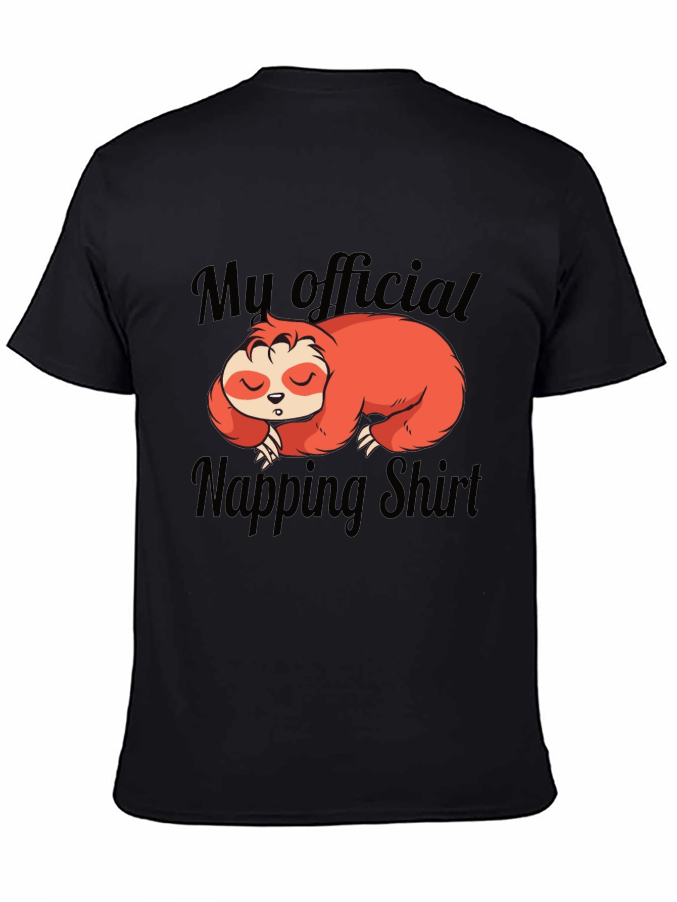 My Official Napping Shirt Sloth Graphic Tee